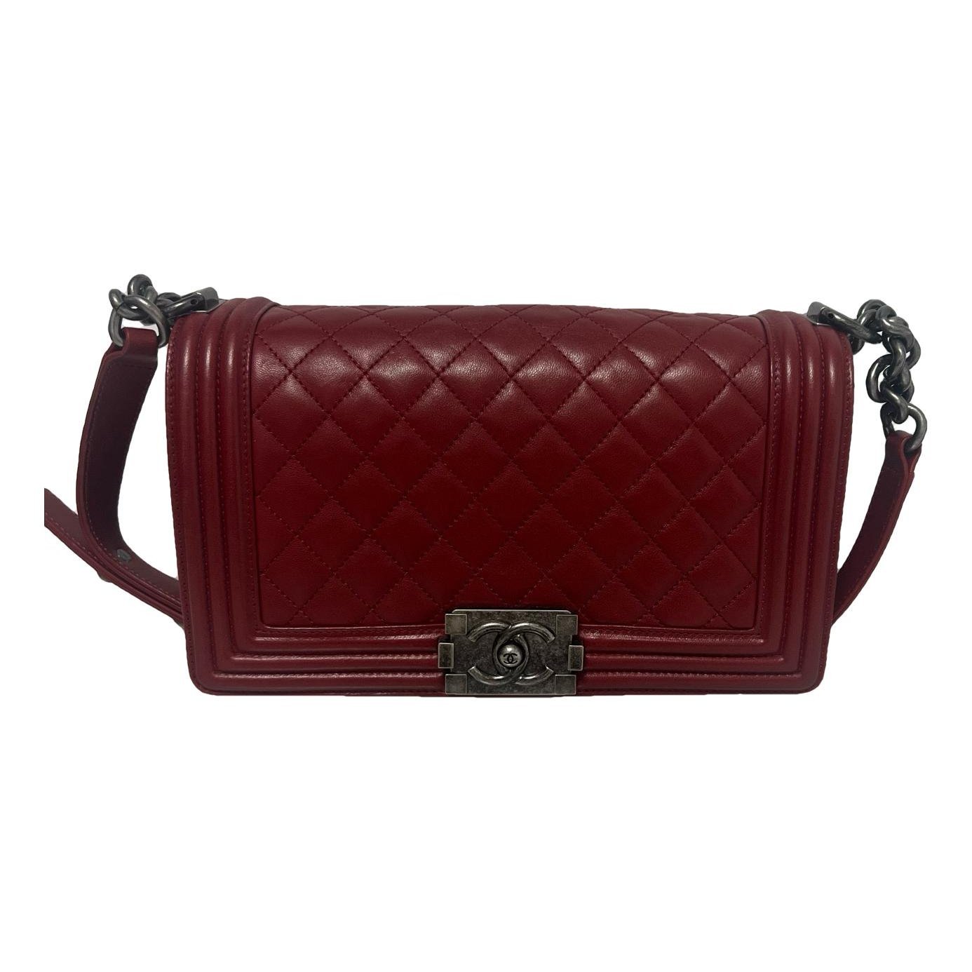 Boy leather crossbody bag