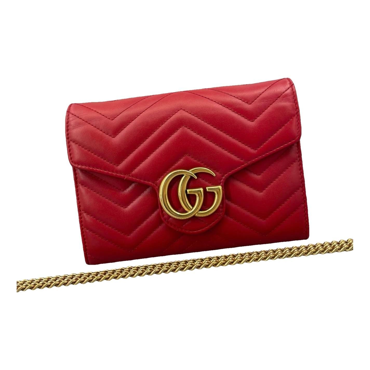GG Marmont Chain leather handbag