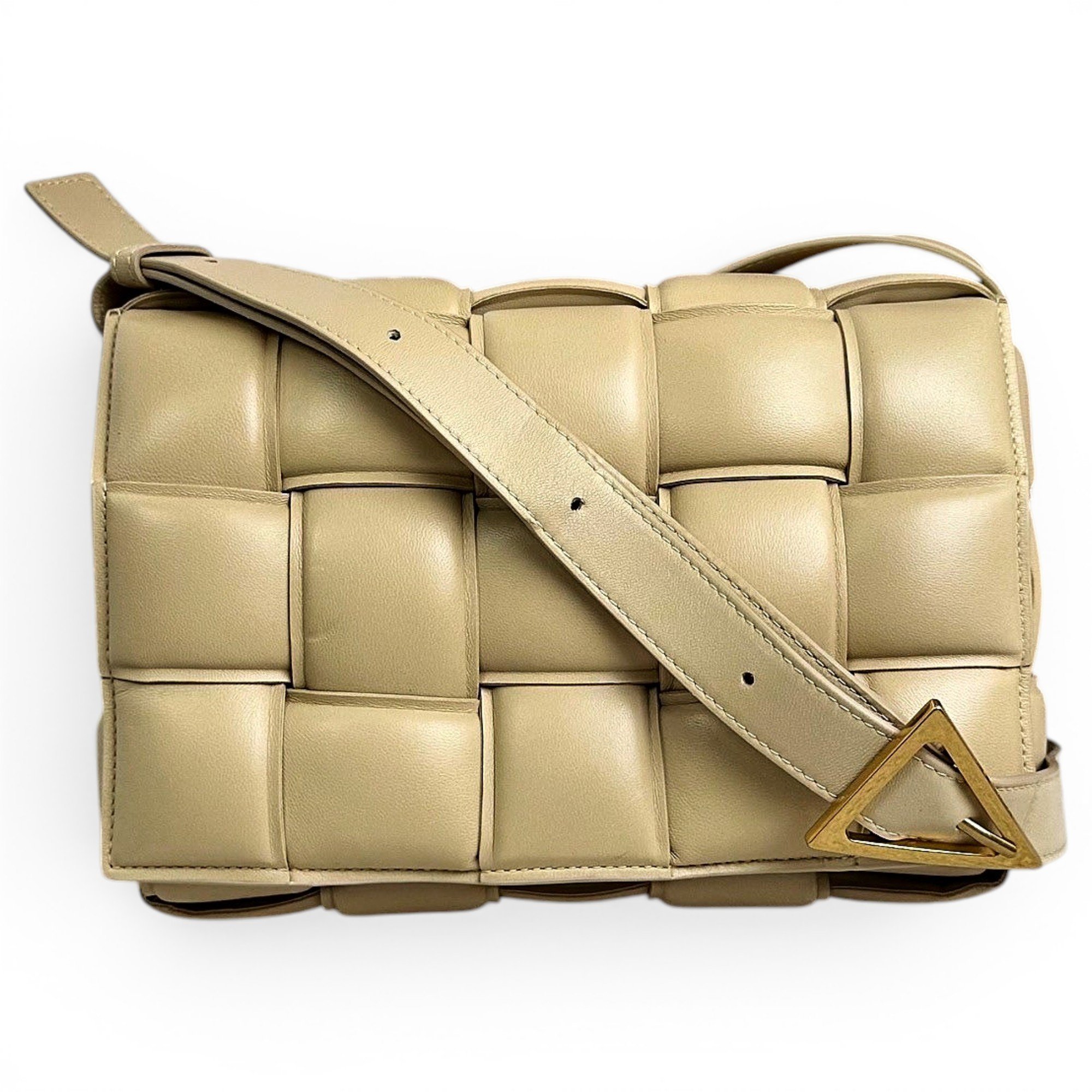 Cassette Padded leather handbag