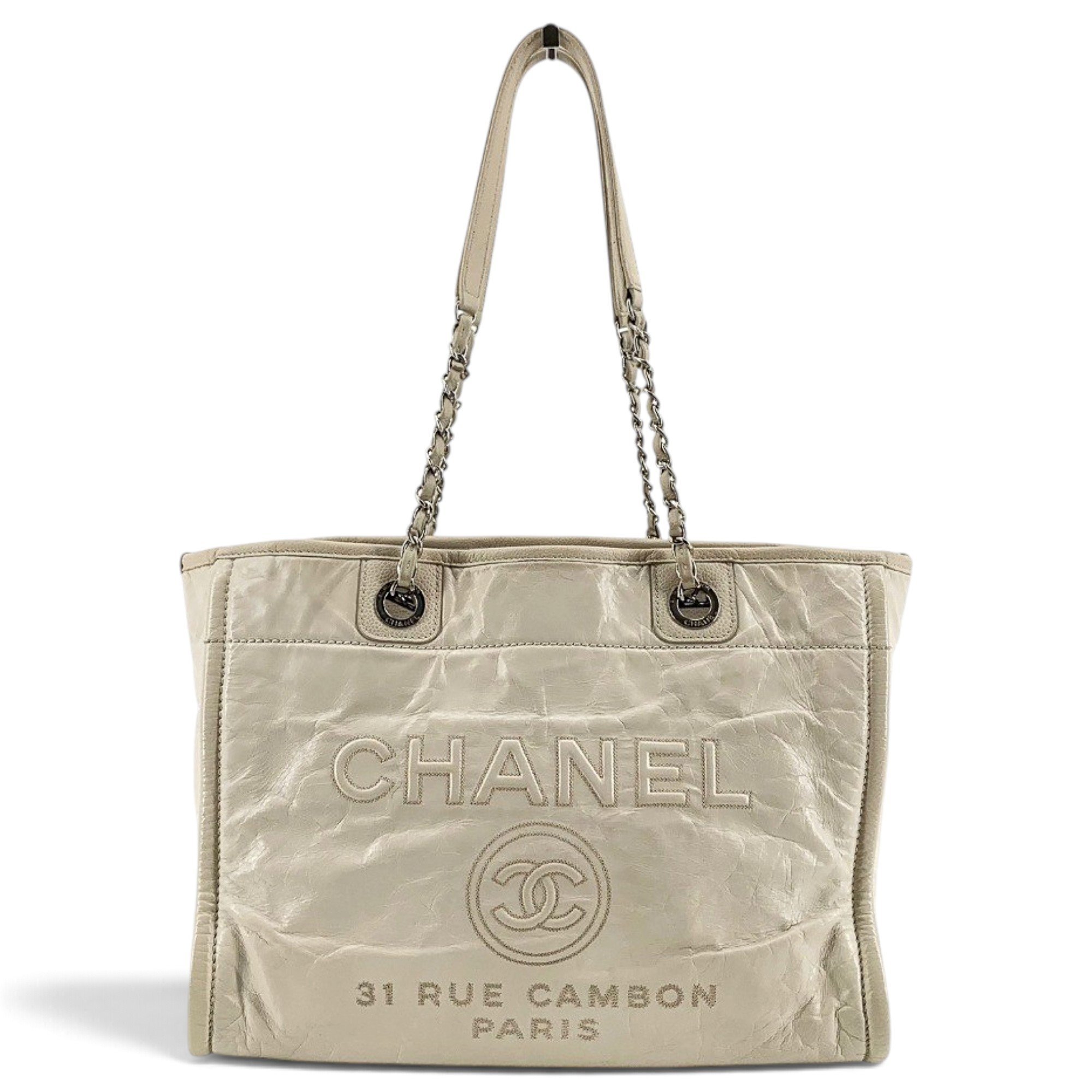 Deauville leather handbag