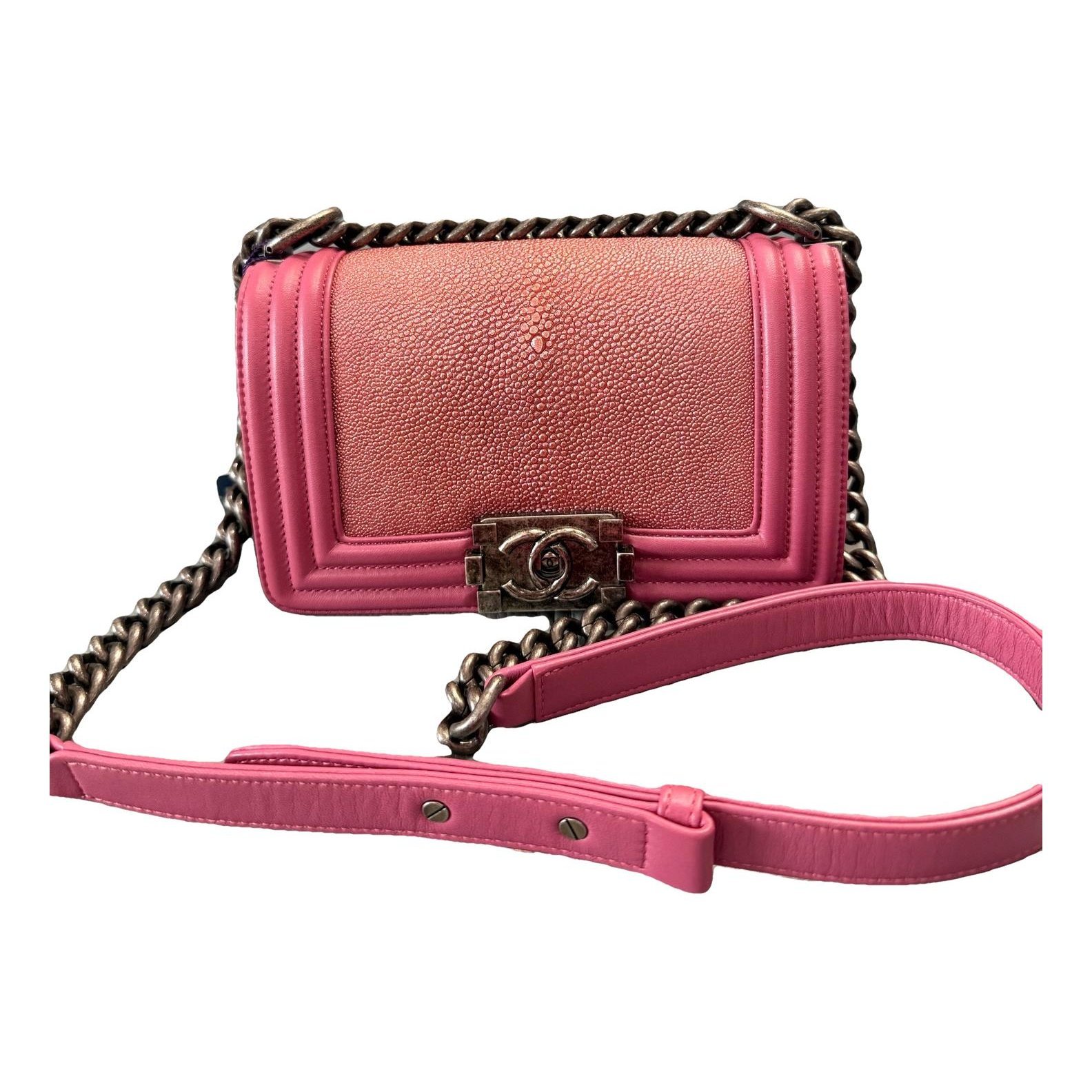 Boy leather crossbody bag