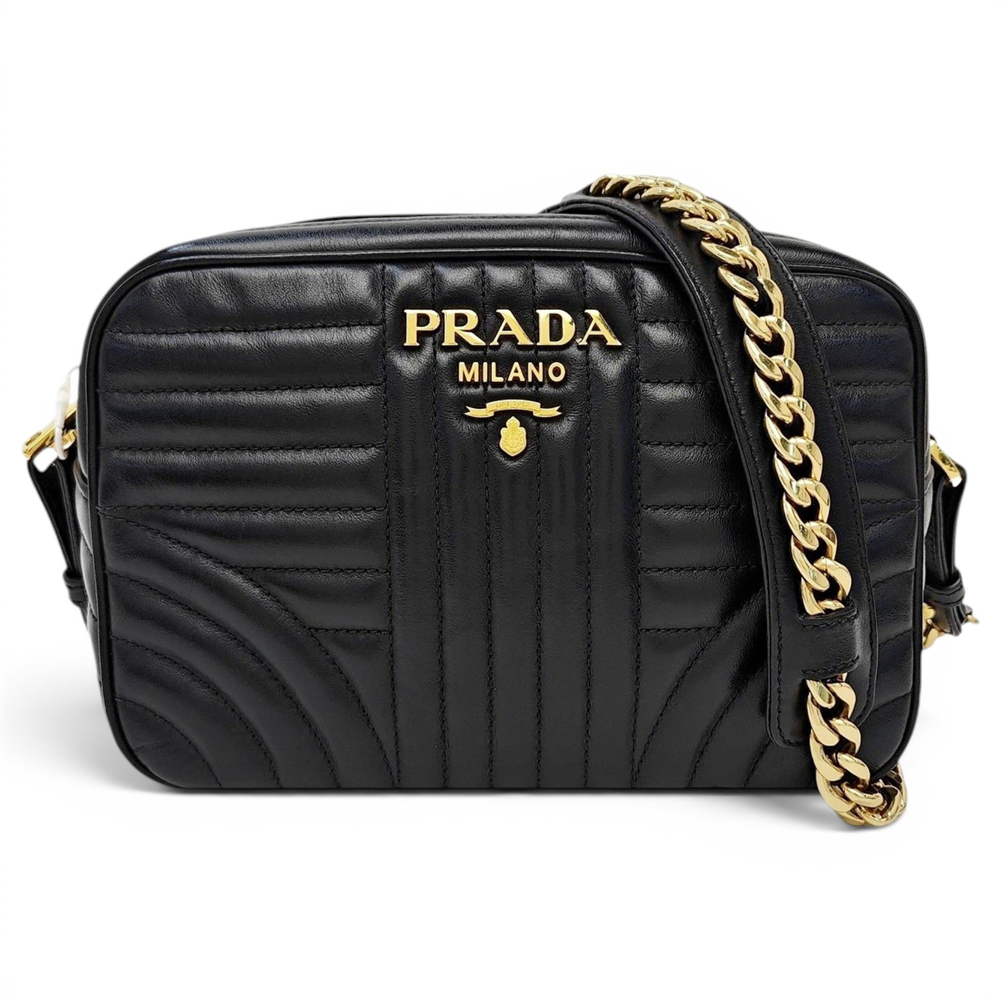 Diagramme leather handbag