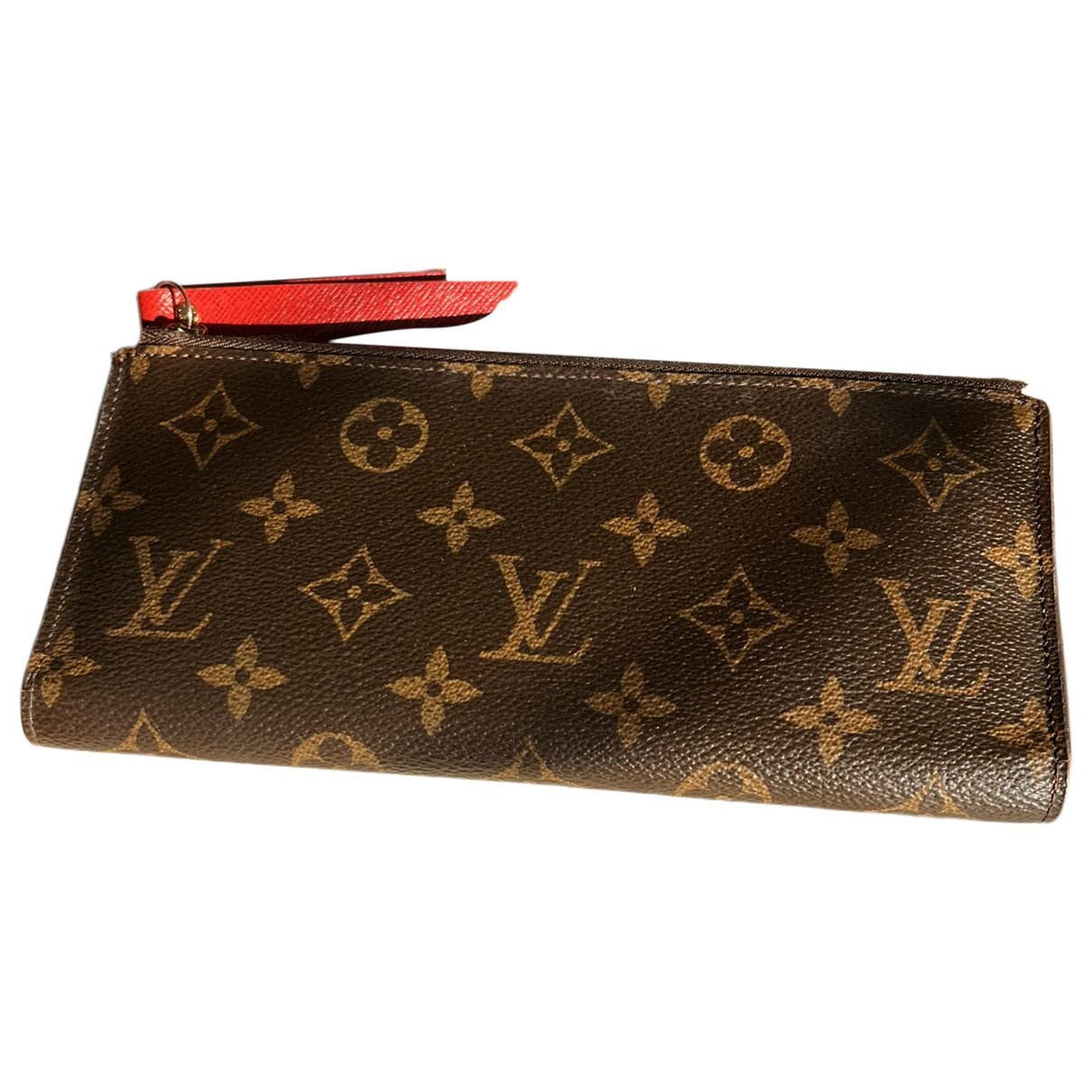 Leather clutch bag