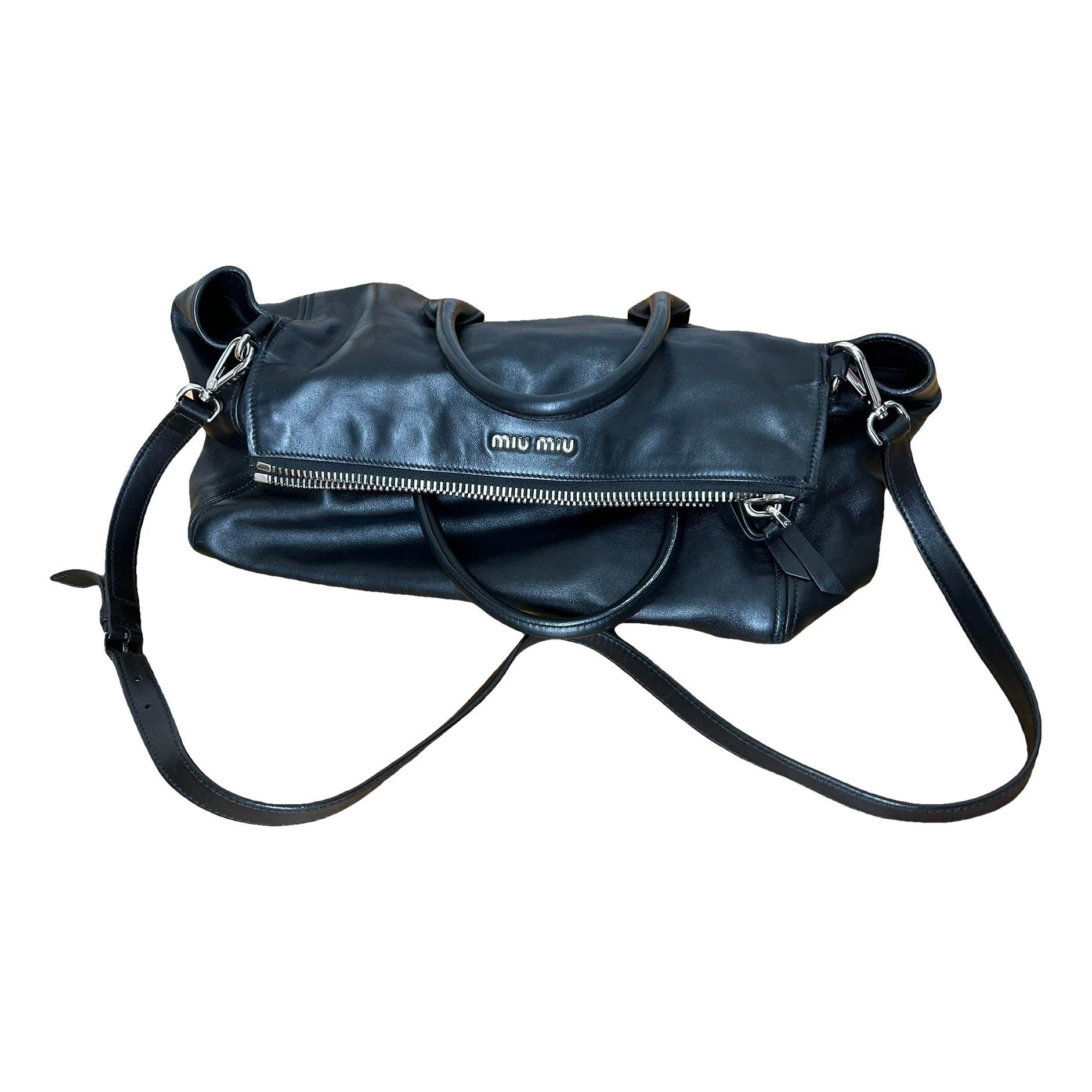Leather handbag