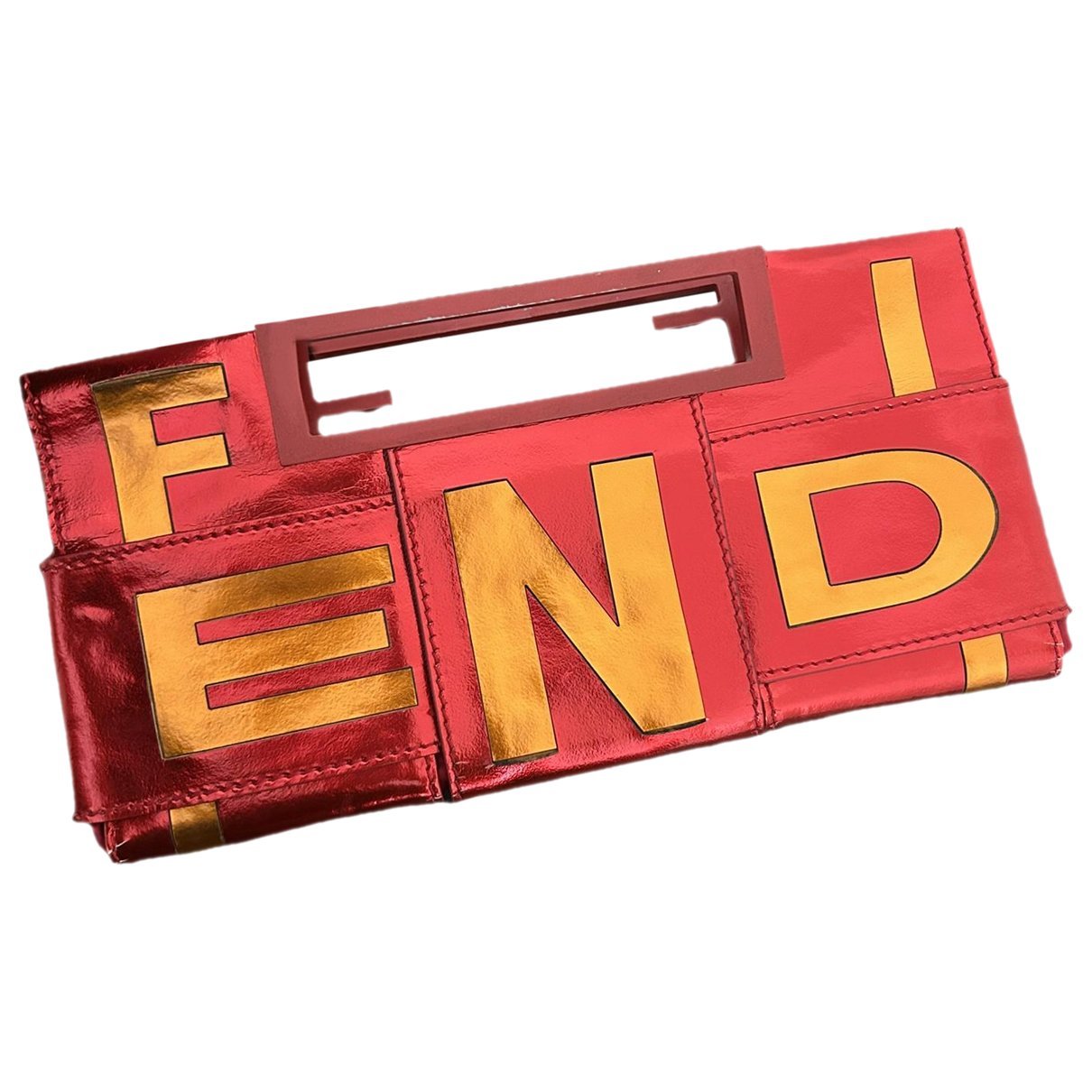 Fendi Patent leather clutch bag