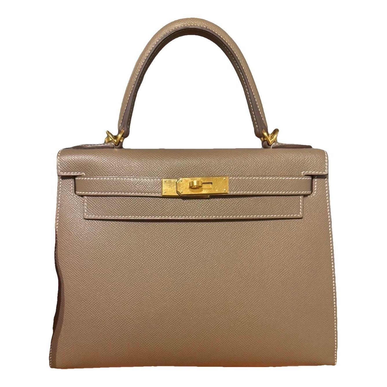 Kelly 28 leather handbag