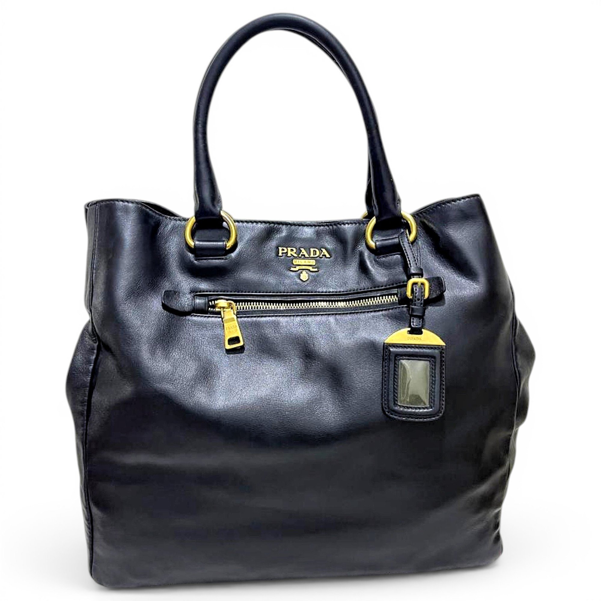 Leather tote