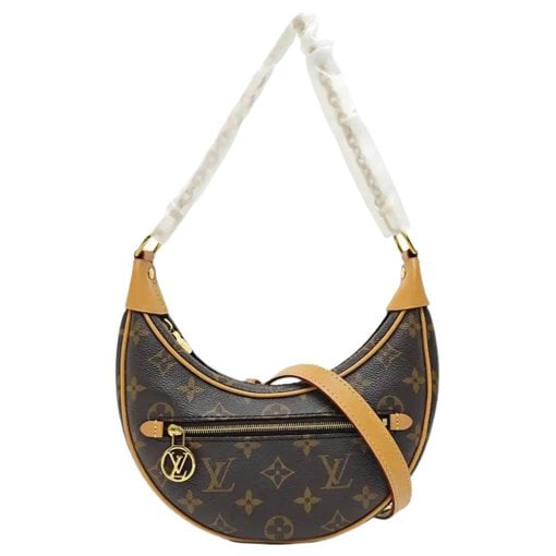 Loop leather crossbody bag