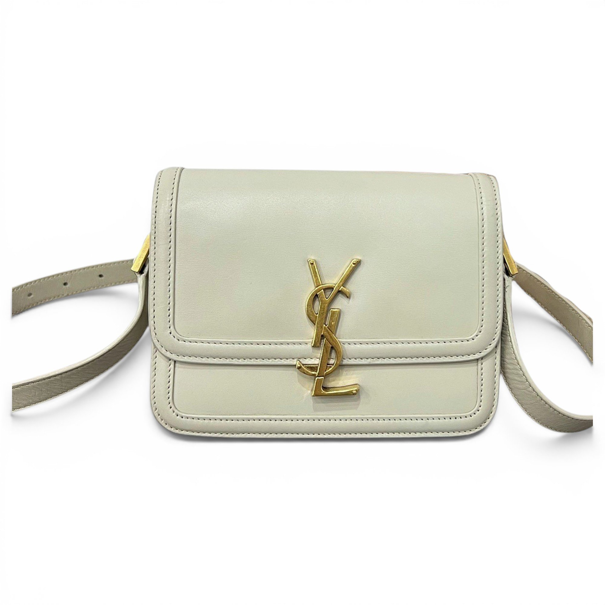 Solférino leather handbag