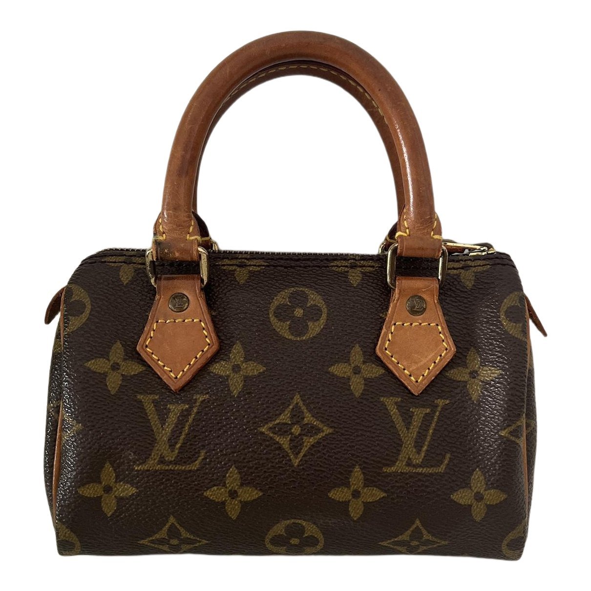 Nano Speedy / Mini HL leather handbag