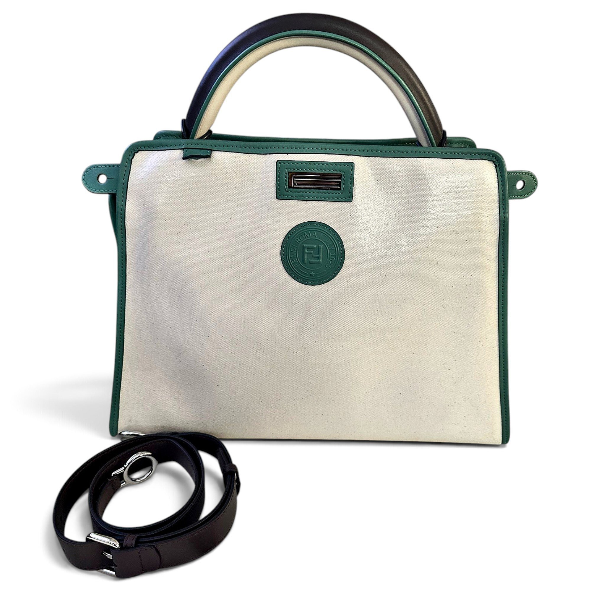 Peekaboo leather handbag