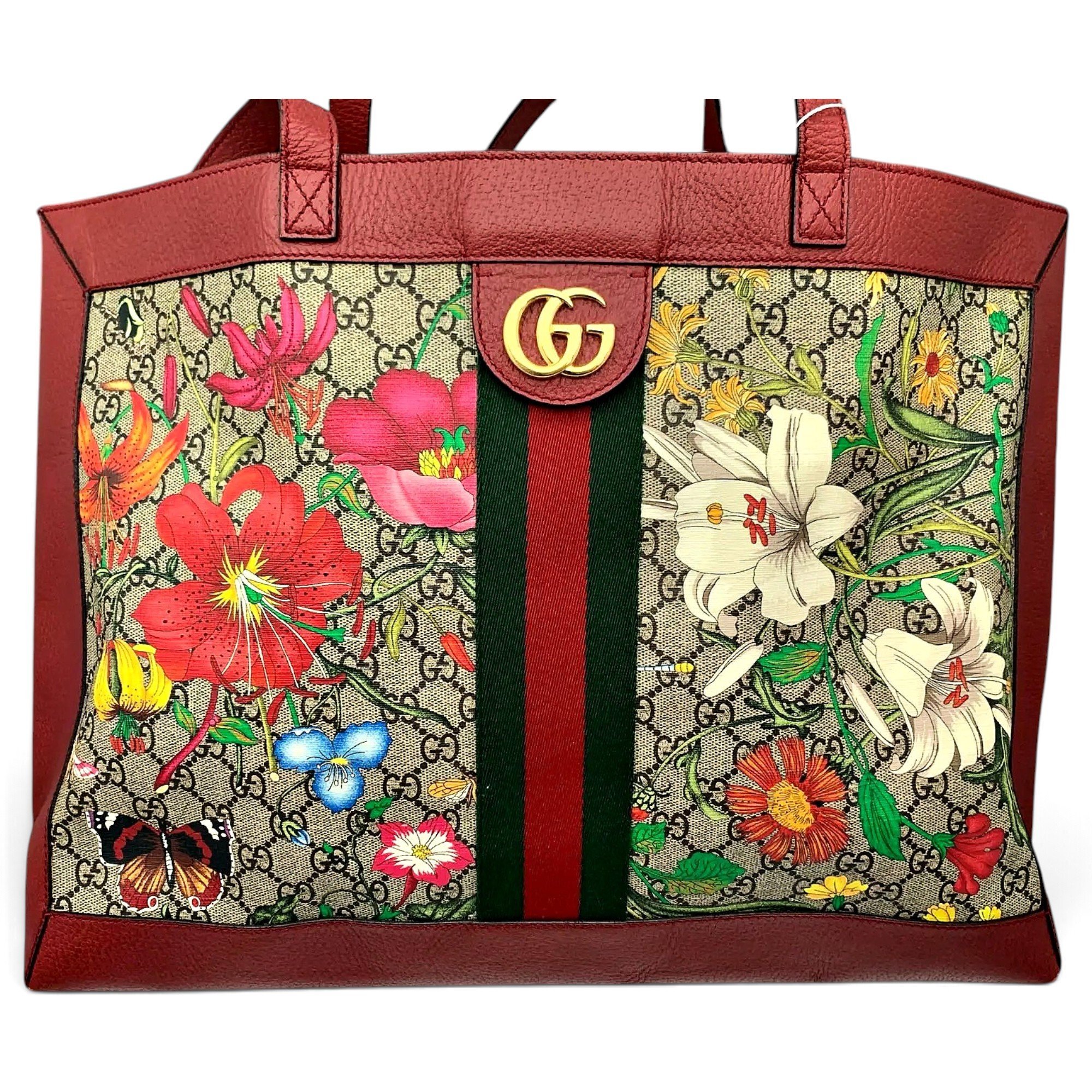 Ophidia leather tote