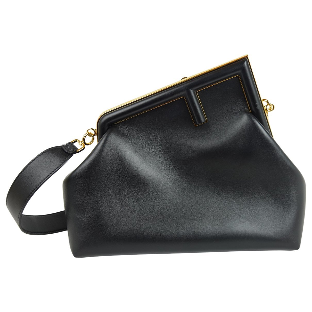 First leather handbag