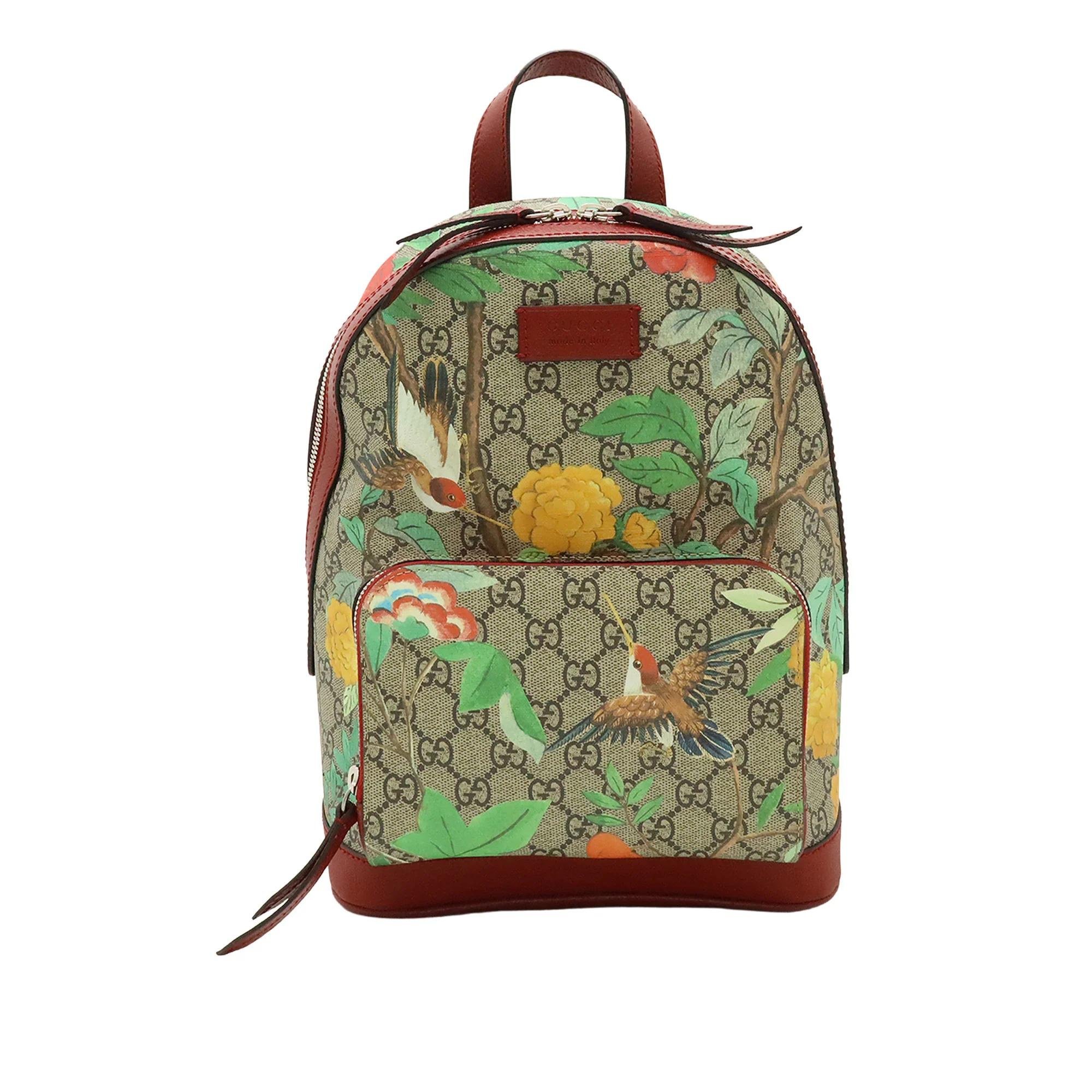 Leather backpack