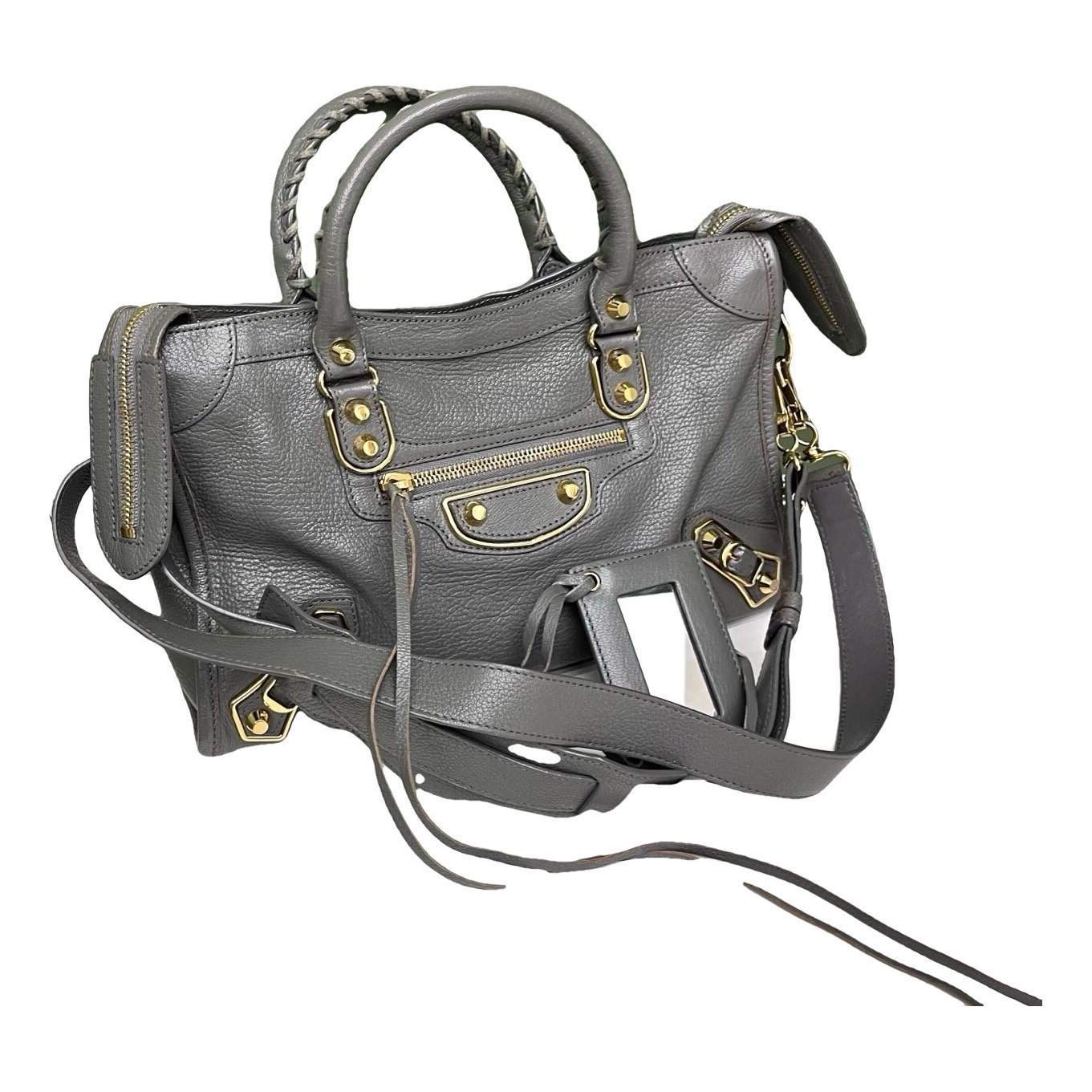 Leather handbag