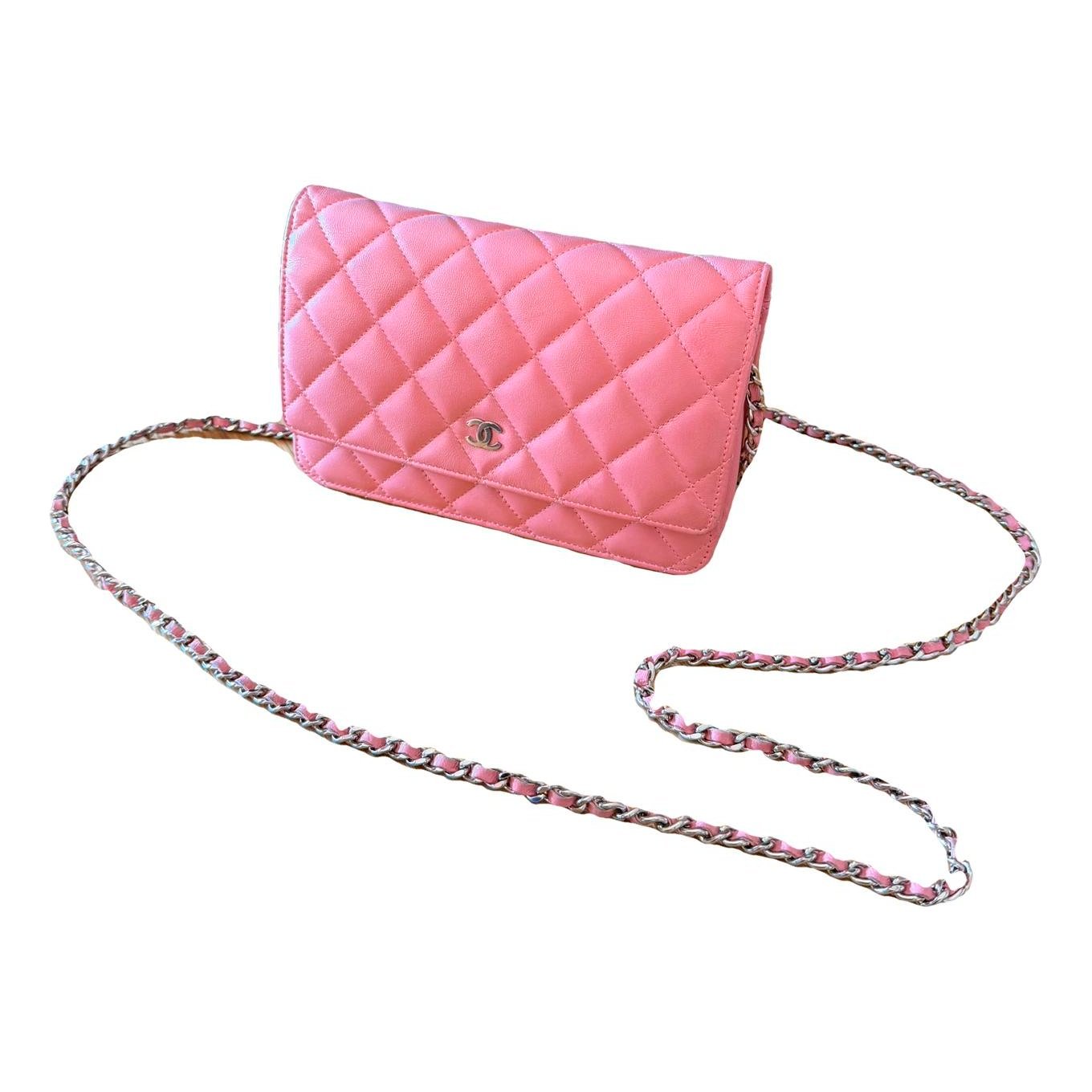 Wallet On Chain Timeless/Classique leather crossbody bag