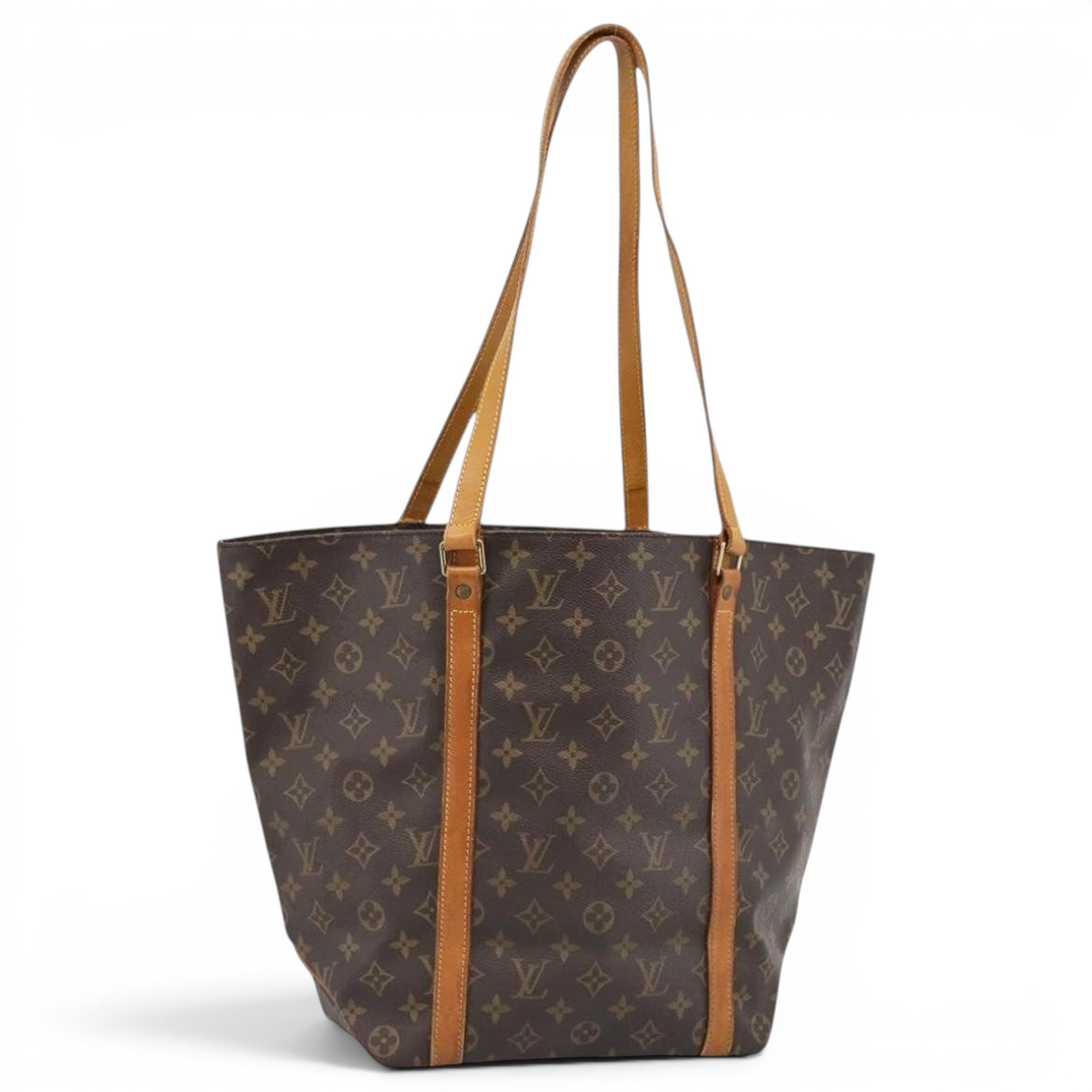 Shopping leather tote
