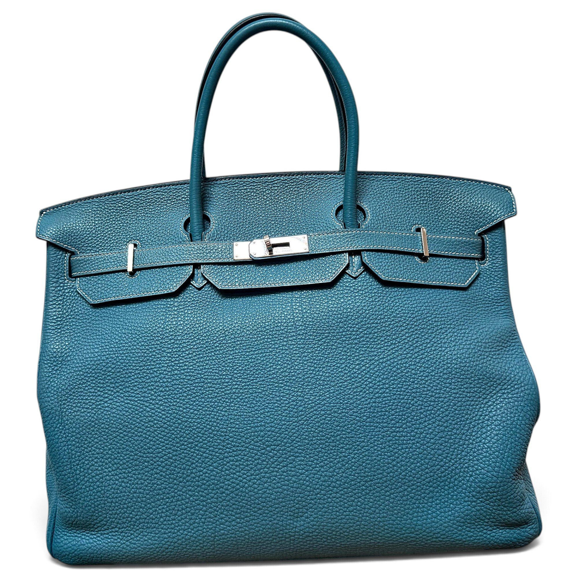 Birkin 40 leather handbag