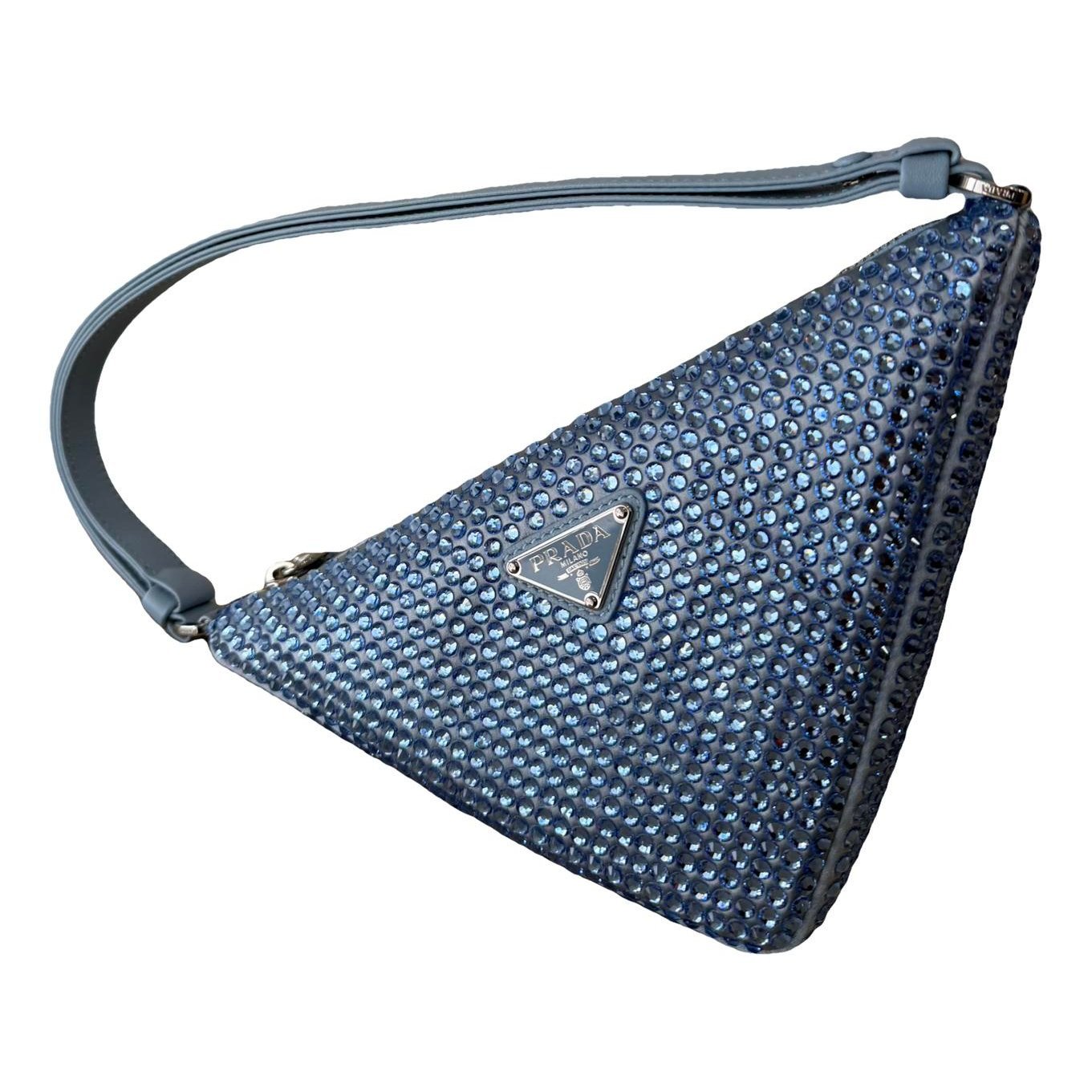 Triangle cloth handbag