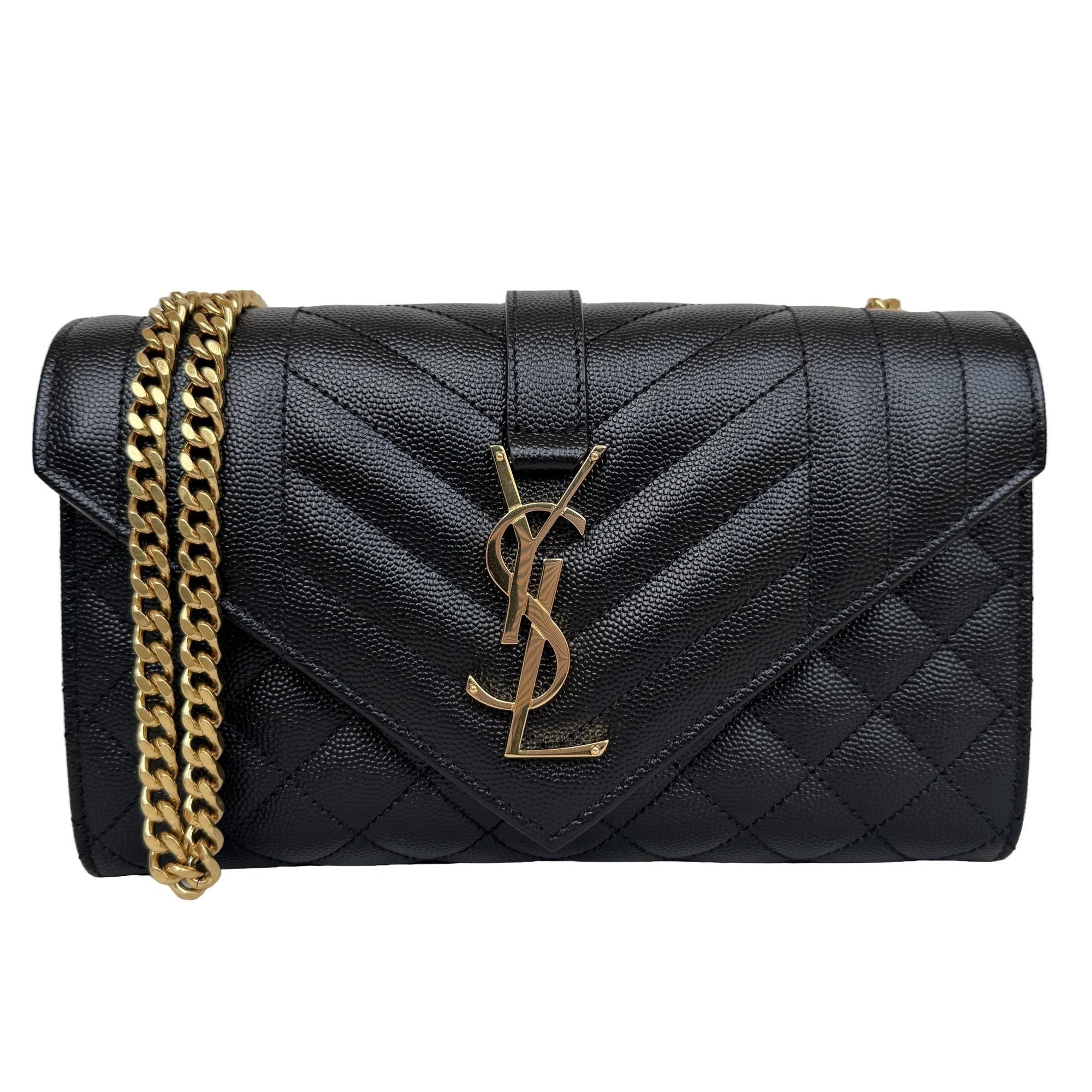 Envelope leather crossbody bag
