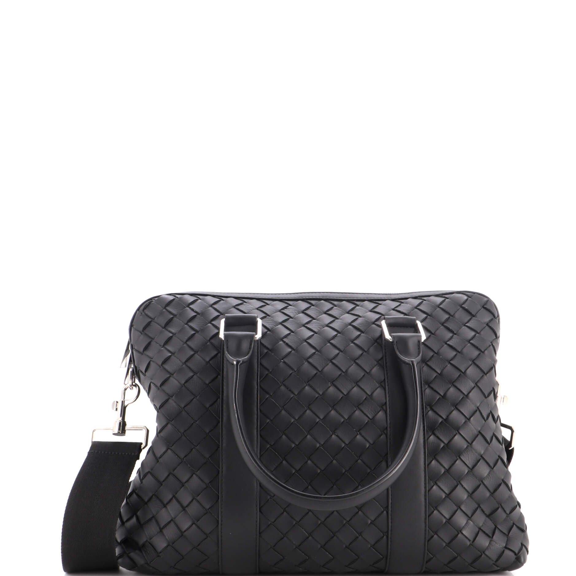 Convertible Zip Briefcase Intrecciato Nappa Medium