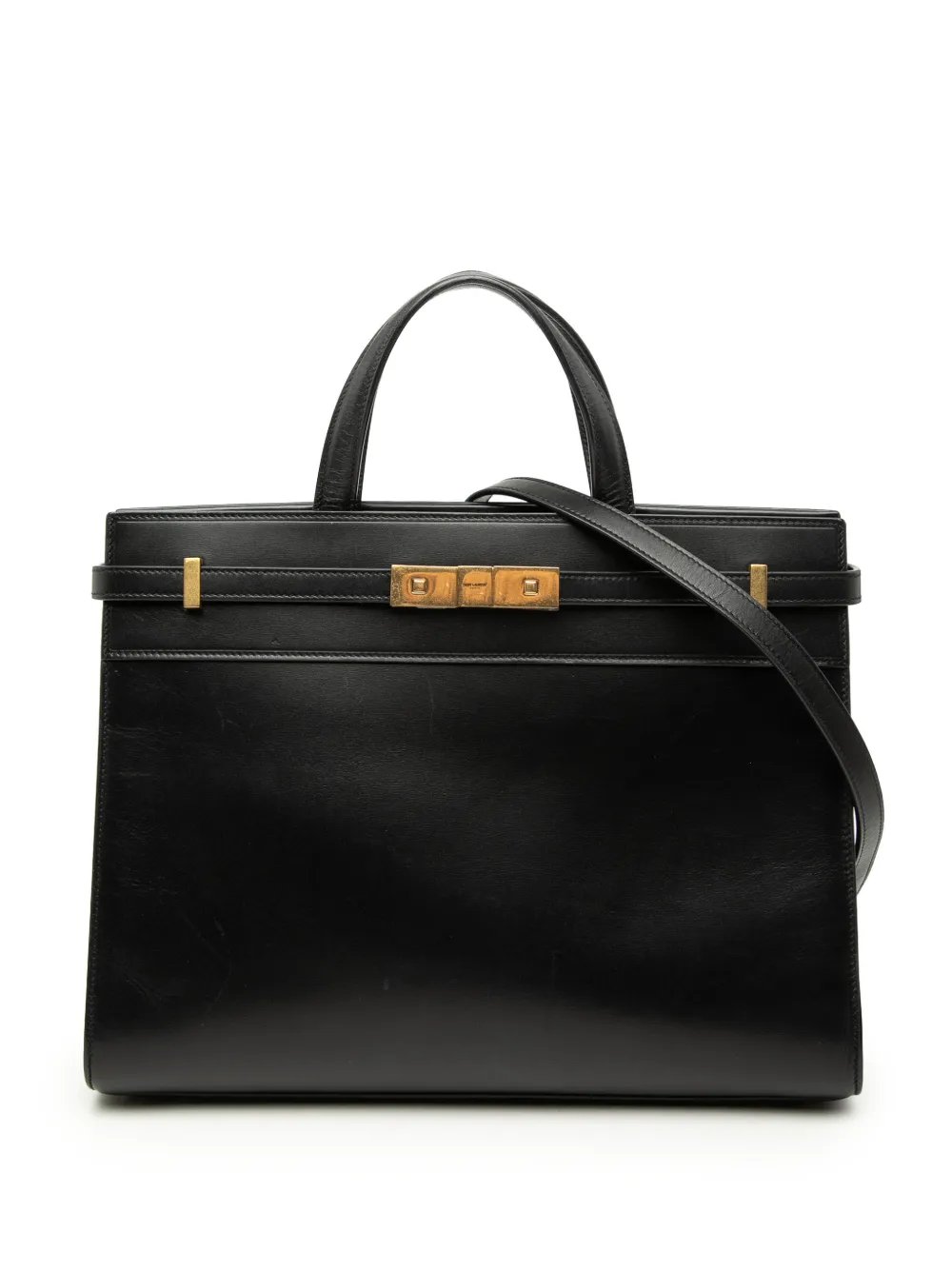 2021 Medium Smooth Calfskin Manhattan Shopper Tote satchel