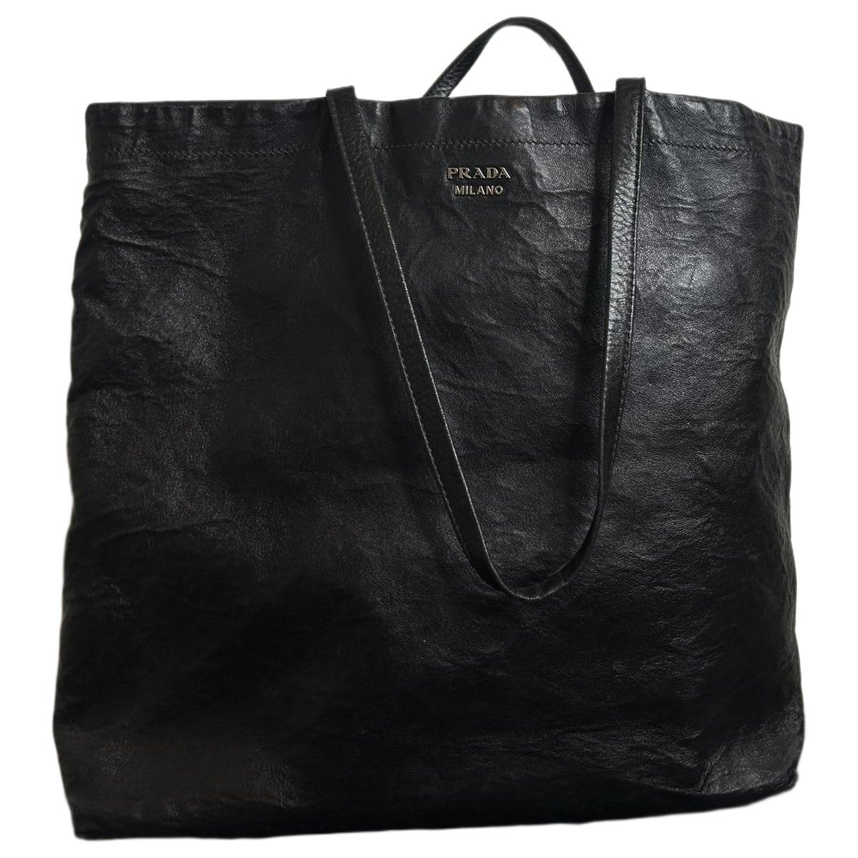 Leather tote