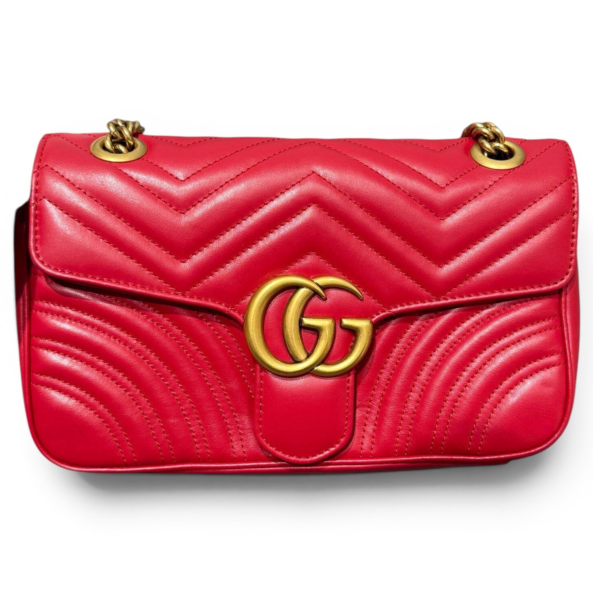 GG Marmont Flap leather crossbody bag