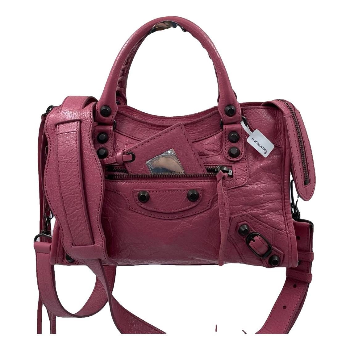 City leather crossbody bag