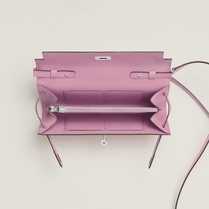 Mauve Sylvestre Kelly Classique to Go Wallet