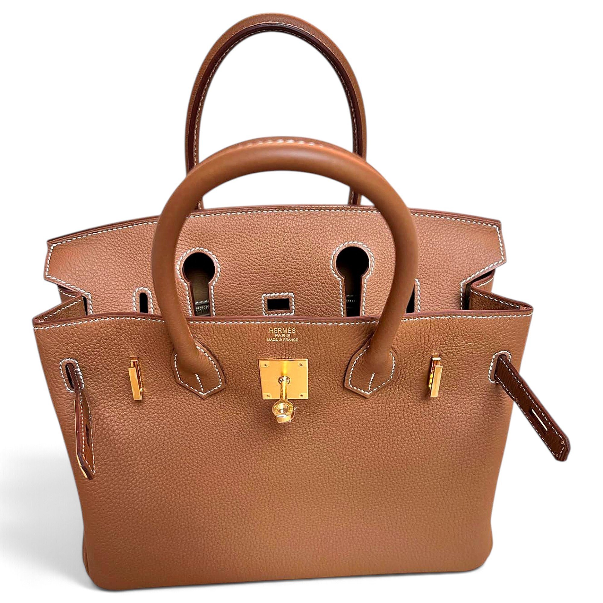 Birkin 30 leather handbag