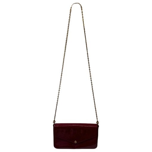 Félicie patent leather crossbody bag