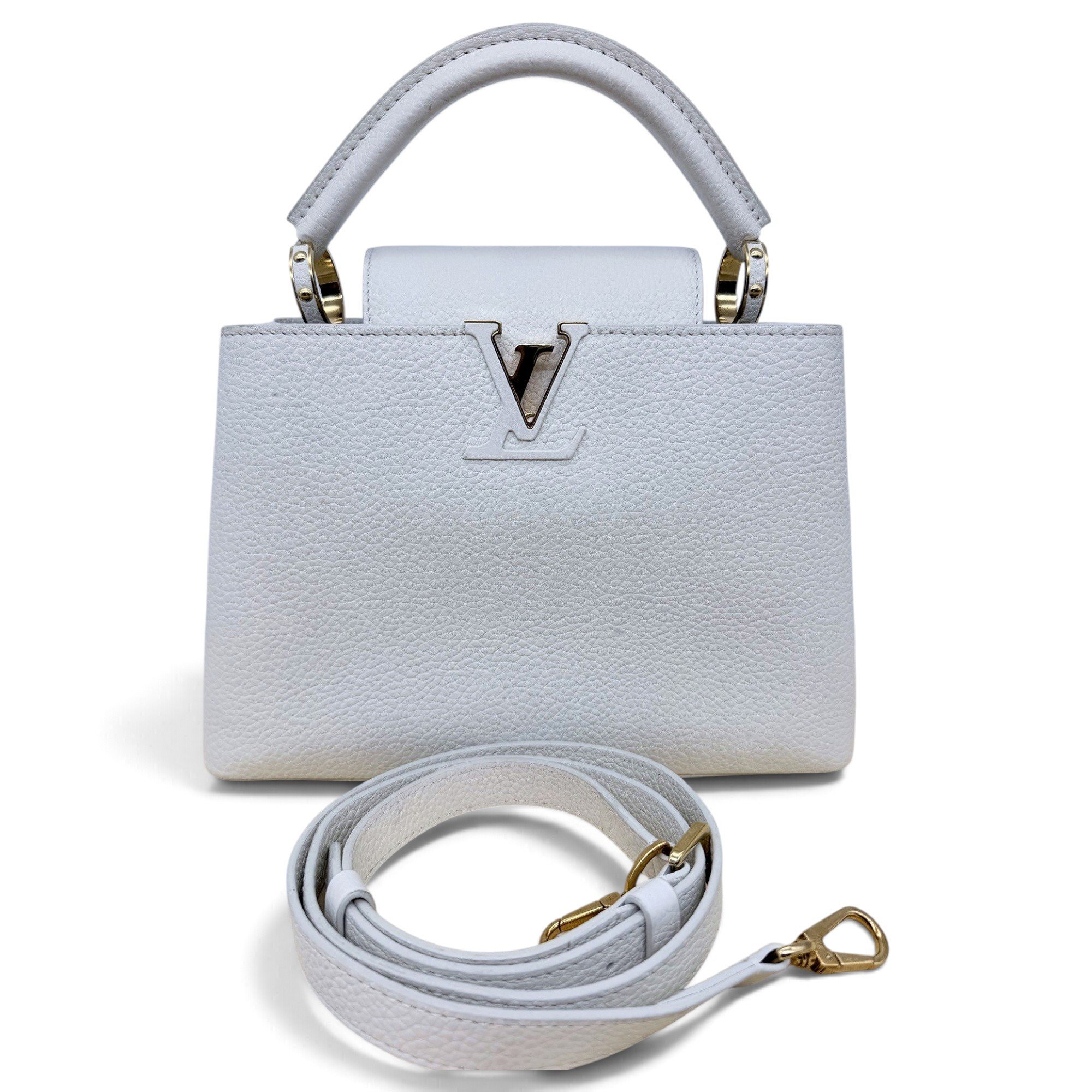 Capucines leather handbag