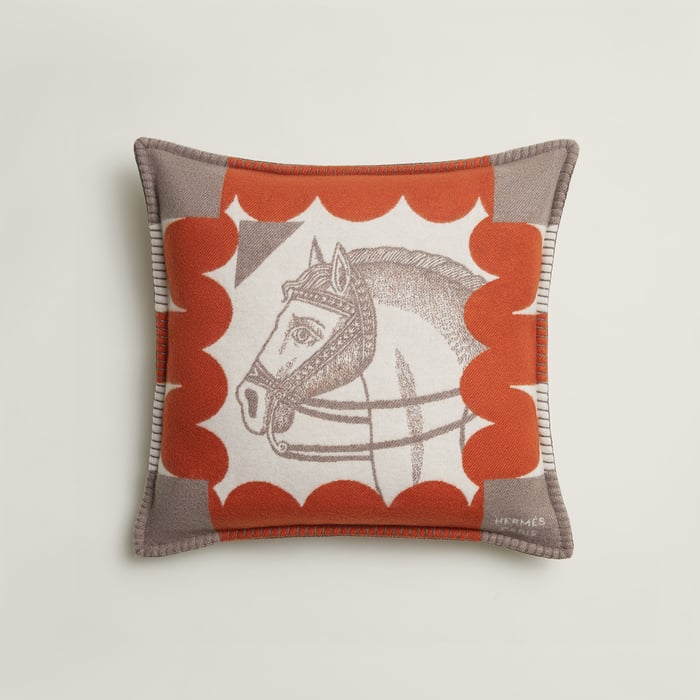 Rouge H Cheval Joker Pillow