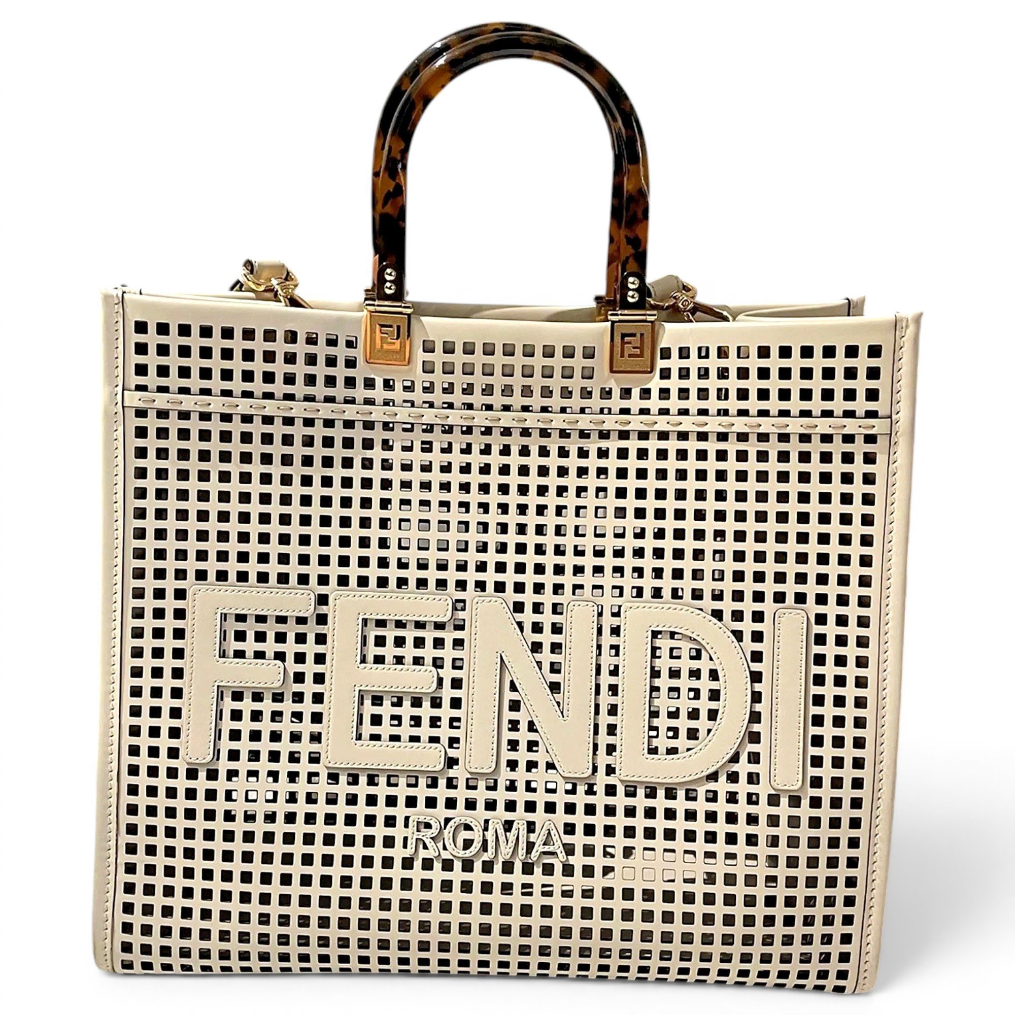 Sunshine leather tote