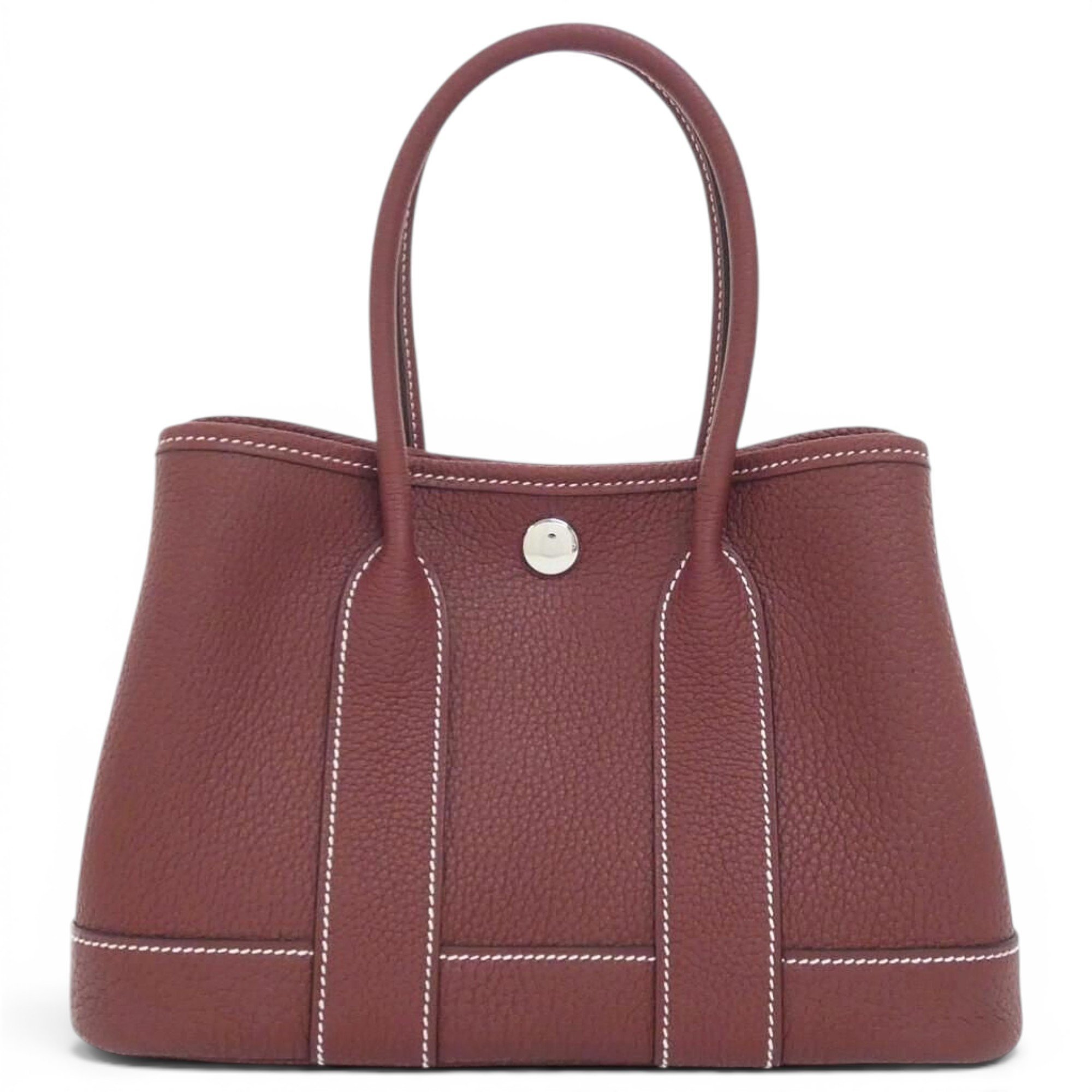 Garden File leather handbag