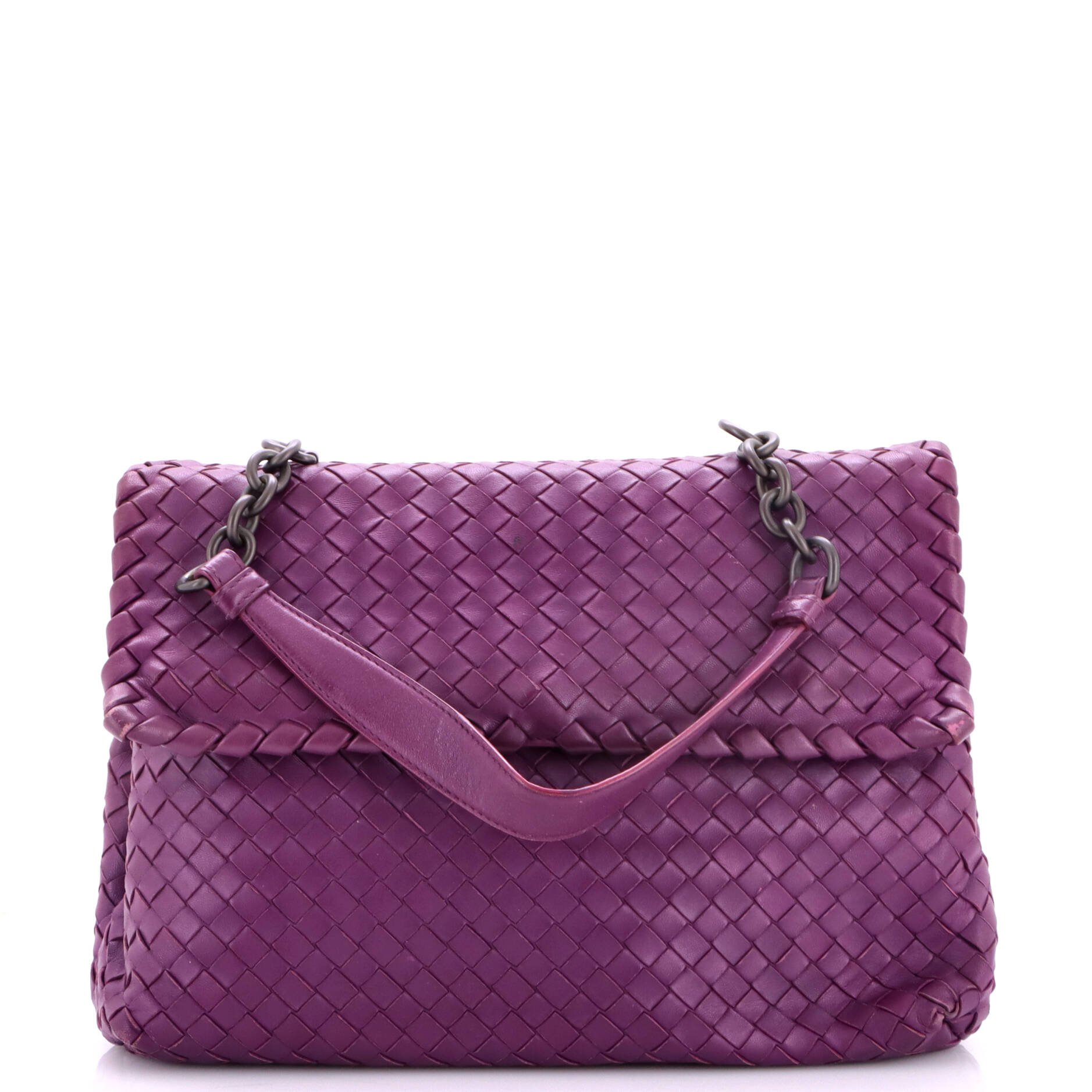 Olimpia Crossbody Bag Intrecciato Nappa Medium