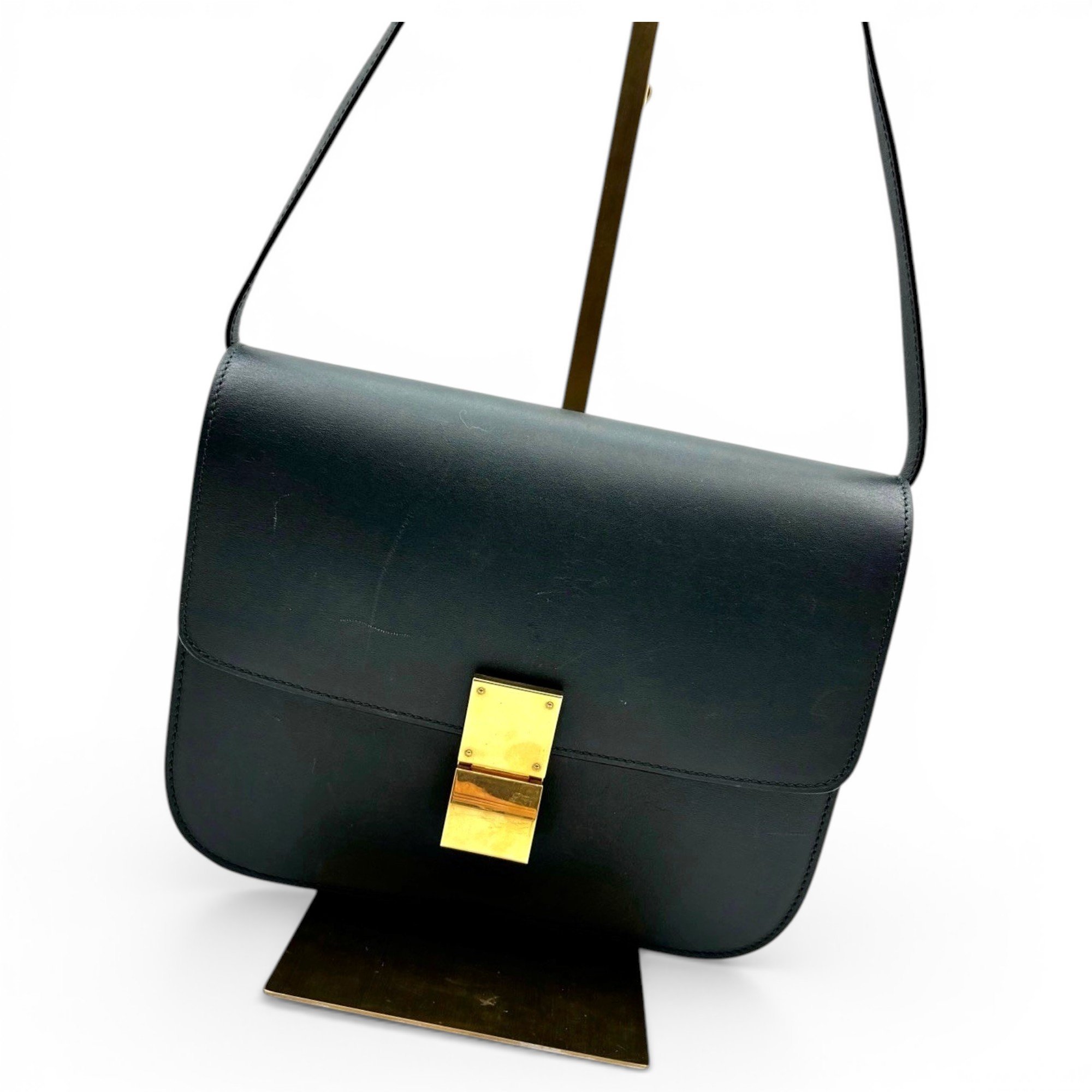 Classic leather handbag