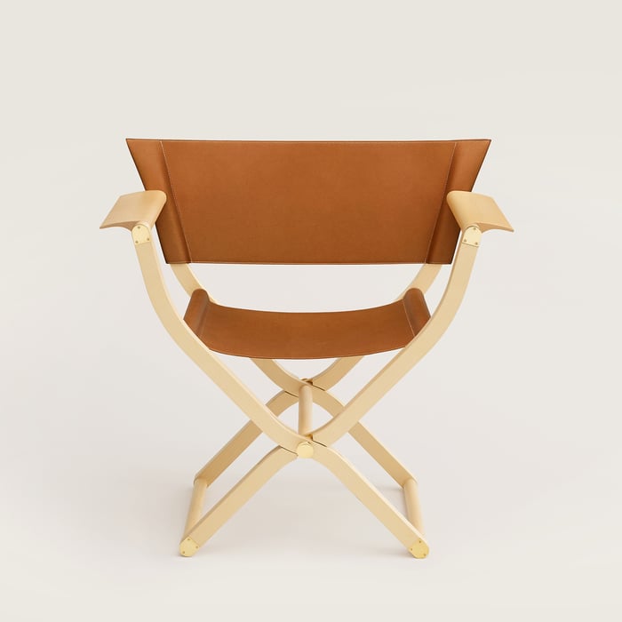Gold Pippa Folding Armchair