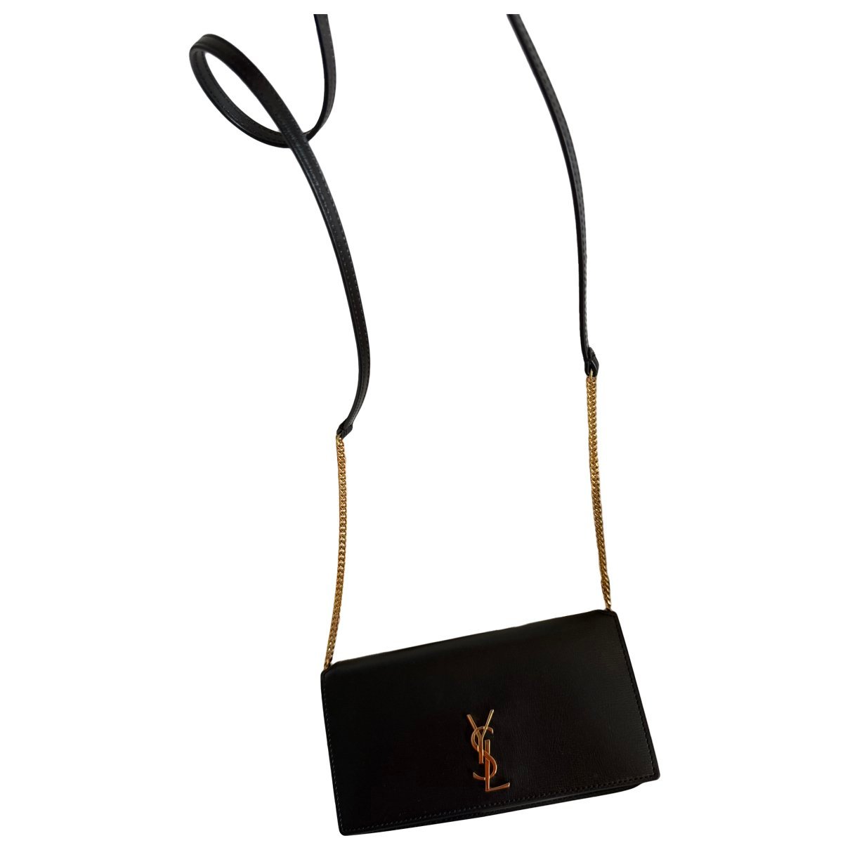 Kate monogramme leather clutch bag