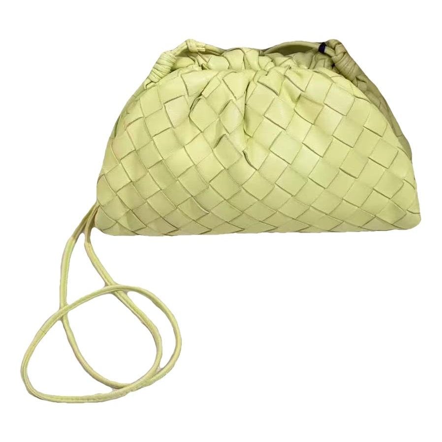 Pouch leather crossbody bag