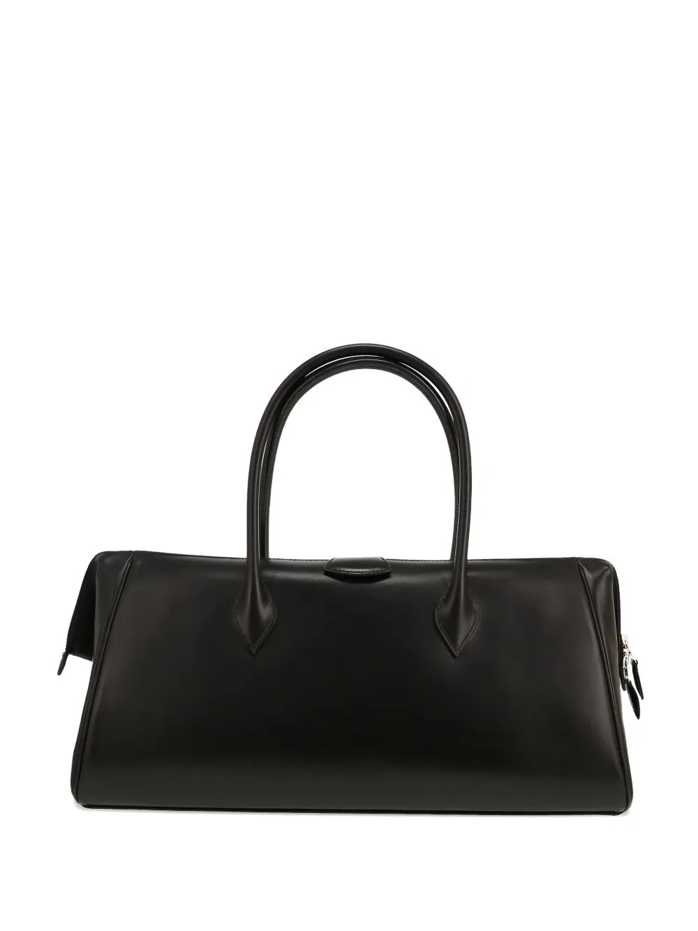 Paris-Bombay leather tote bag