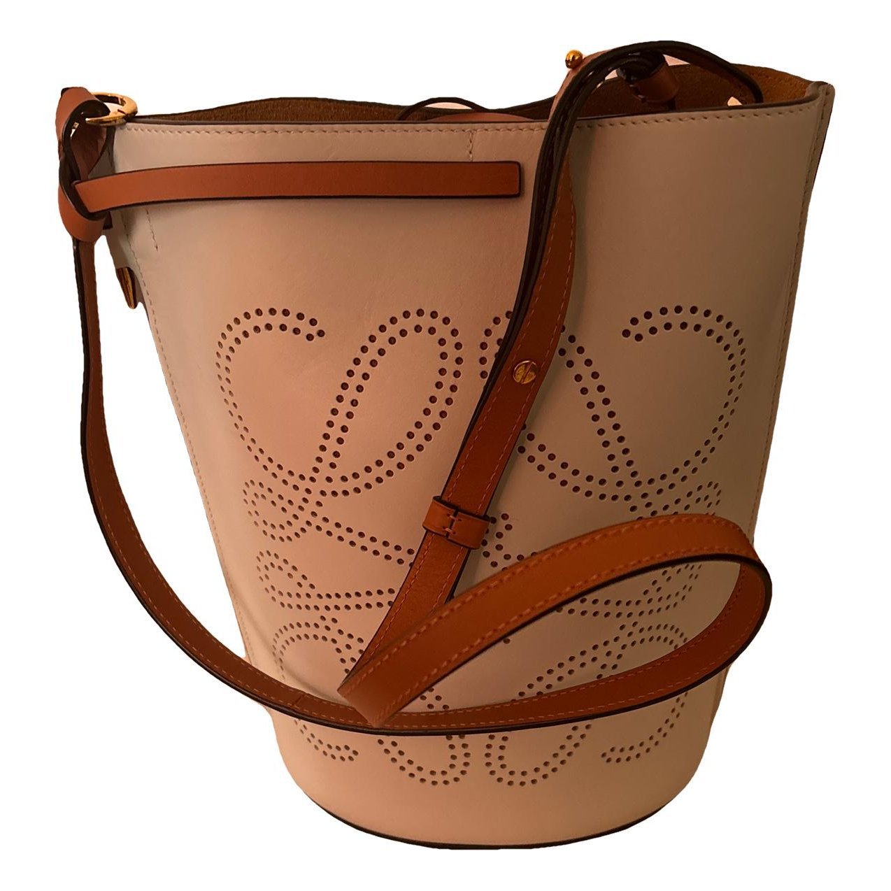 Gate Bucket leather crossbody bag