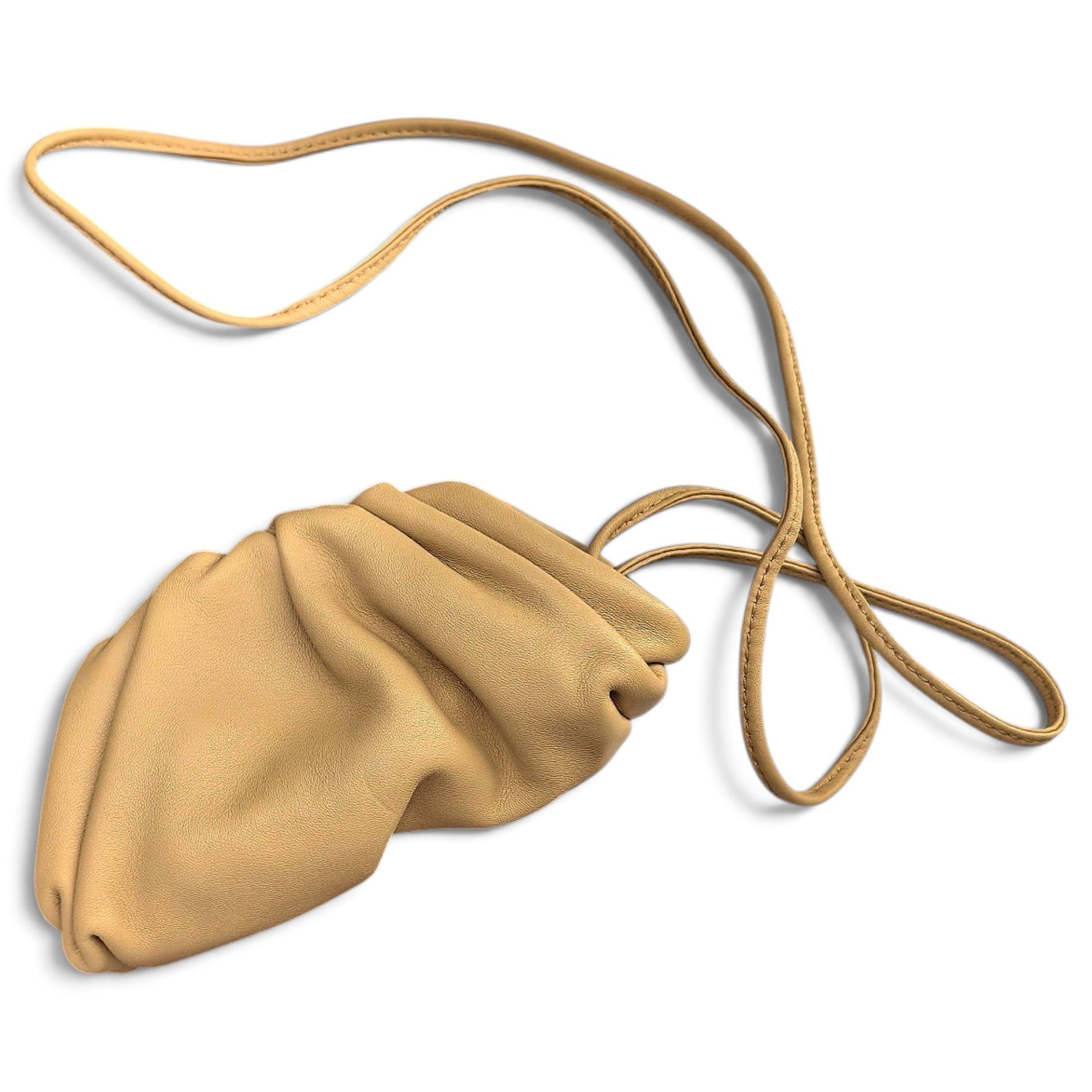 Pouch leather mini bag