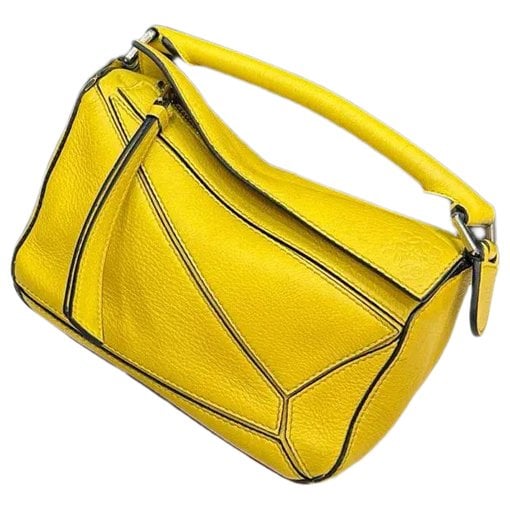 Puzzle leather crossbody bag