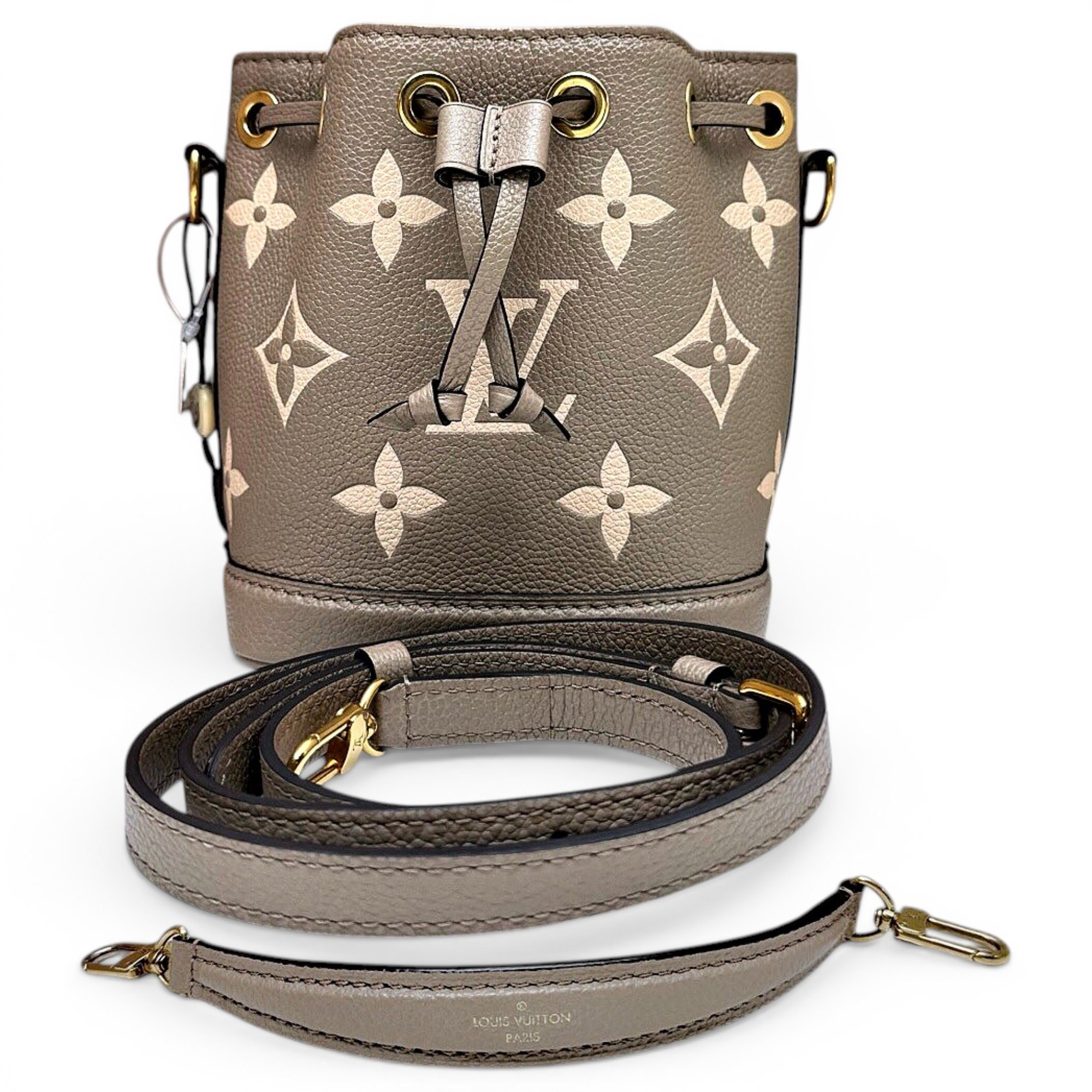 Nano Noé leather handbag