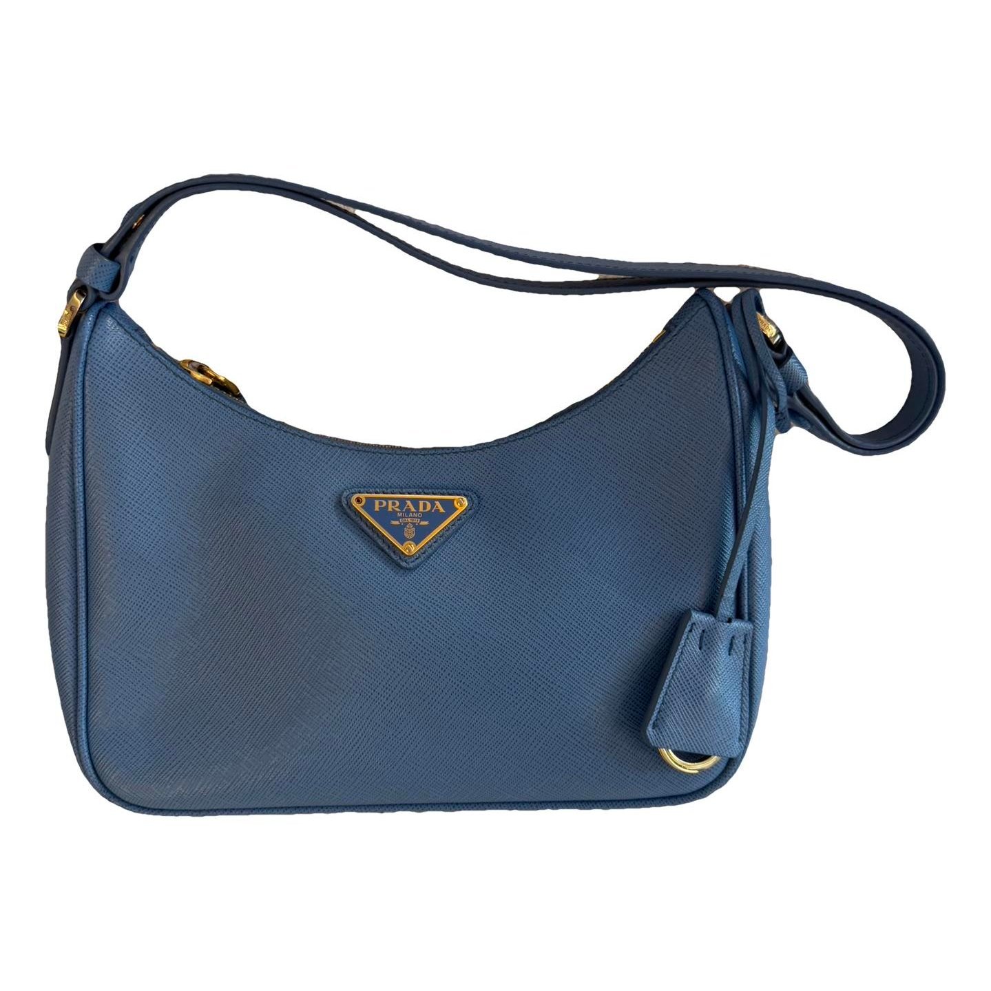 Re-edition leather handbag