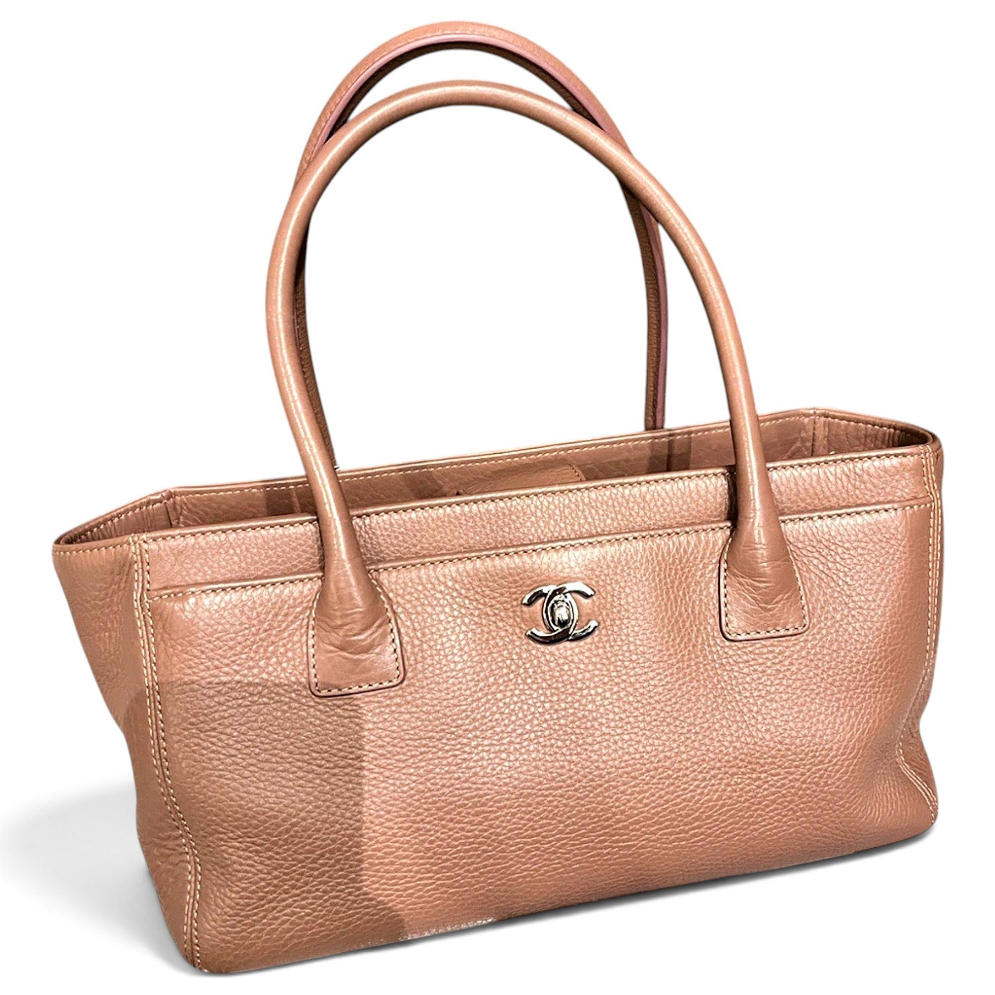 Executive leather tote