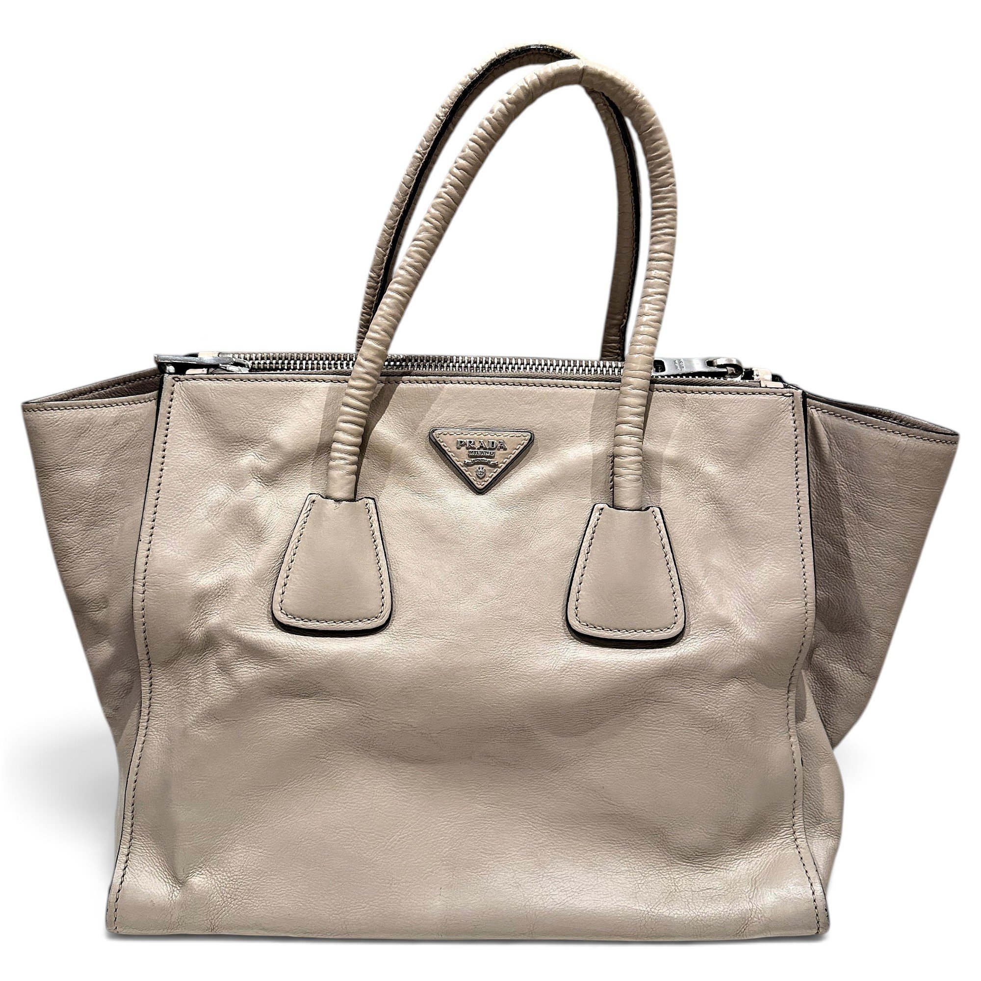 Leather tote