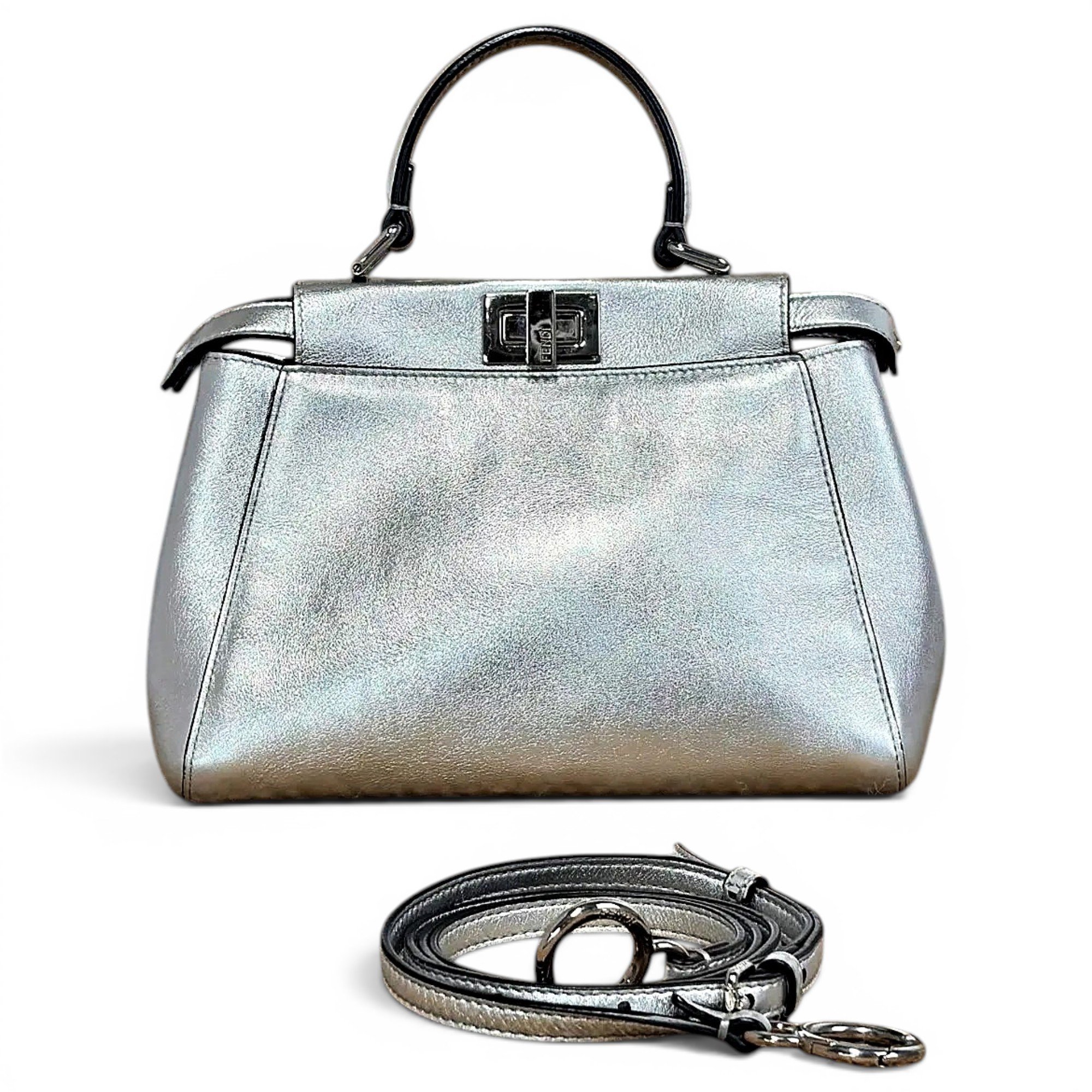 Peekaboo leather handbag